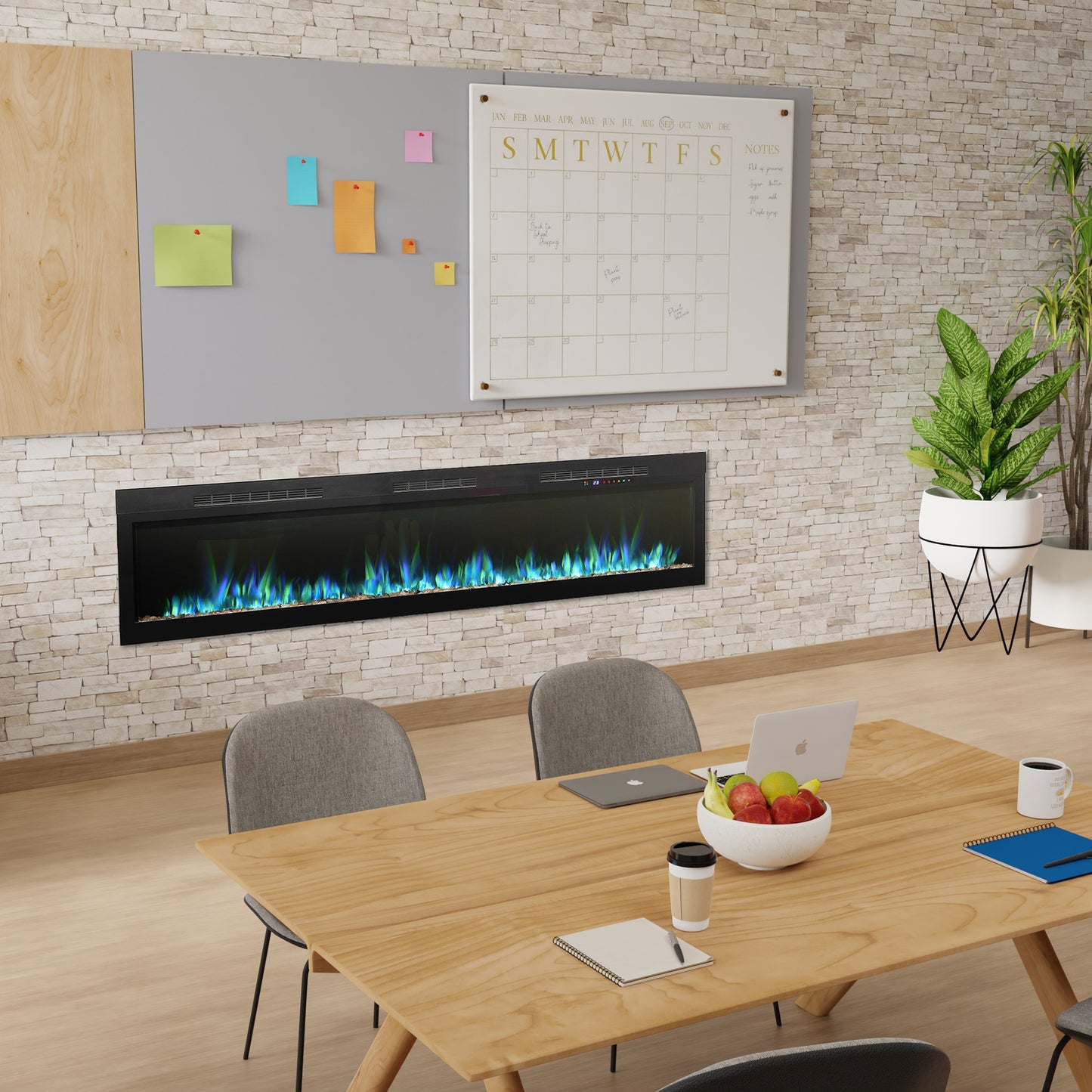 Dimplex Vital Sense 74" Built-in Linear Electric Fireplace