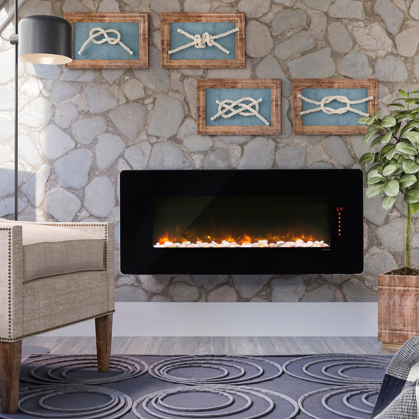 Dimplex Winslow 42" Vent-Free Wall-Mounted / Tabletop Linear Electric Fireplace