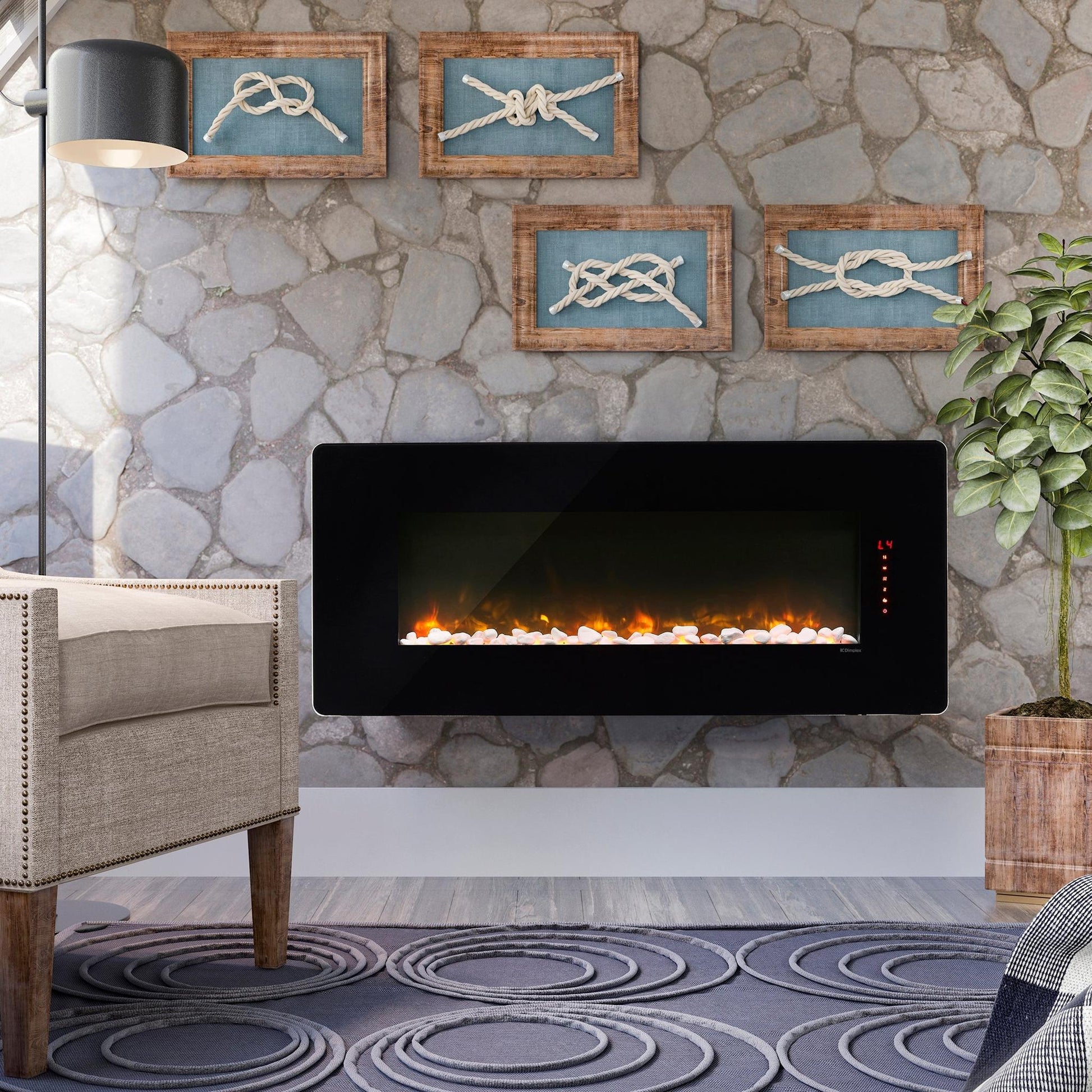 Dimplex Winslow 42" Vent-Free Wall-Mounted / Tabletop Linear Electric Fireplace