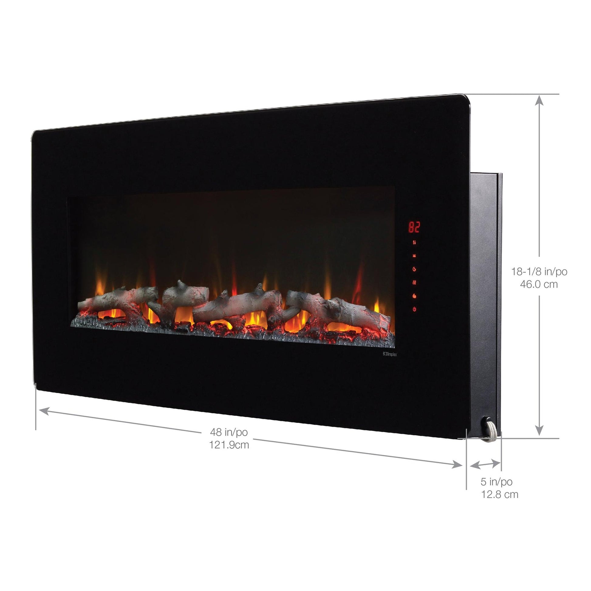 Dimplex Winslow 48" Vent-Free Wall-Mounted / Tabletop Linear Electric Fireplace