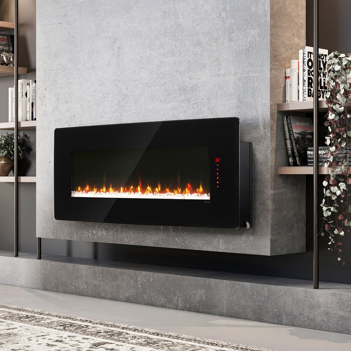 Dimplex Winslow 48" Vent-Free Wall-Mounted / Tabletop Linear Electric Fireplace