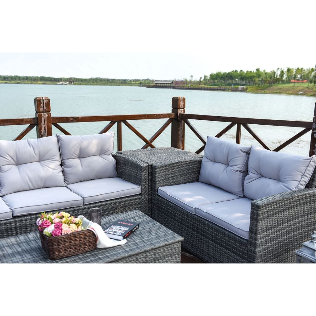 Yakoe vancouver rattan sofa set new arrivals