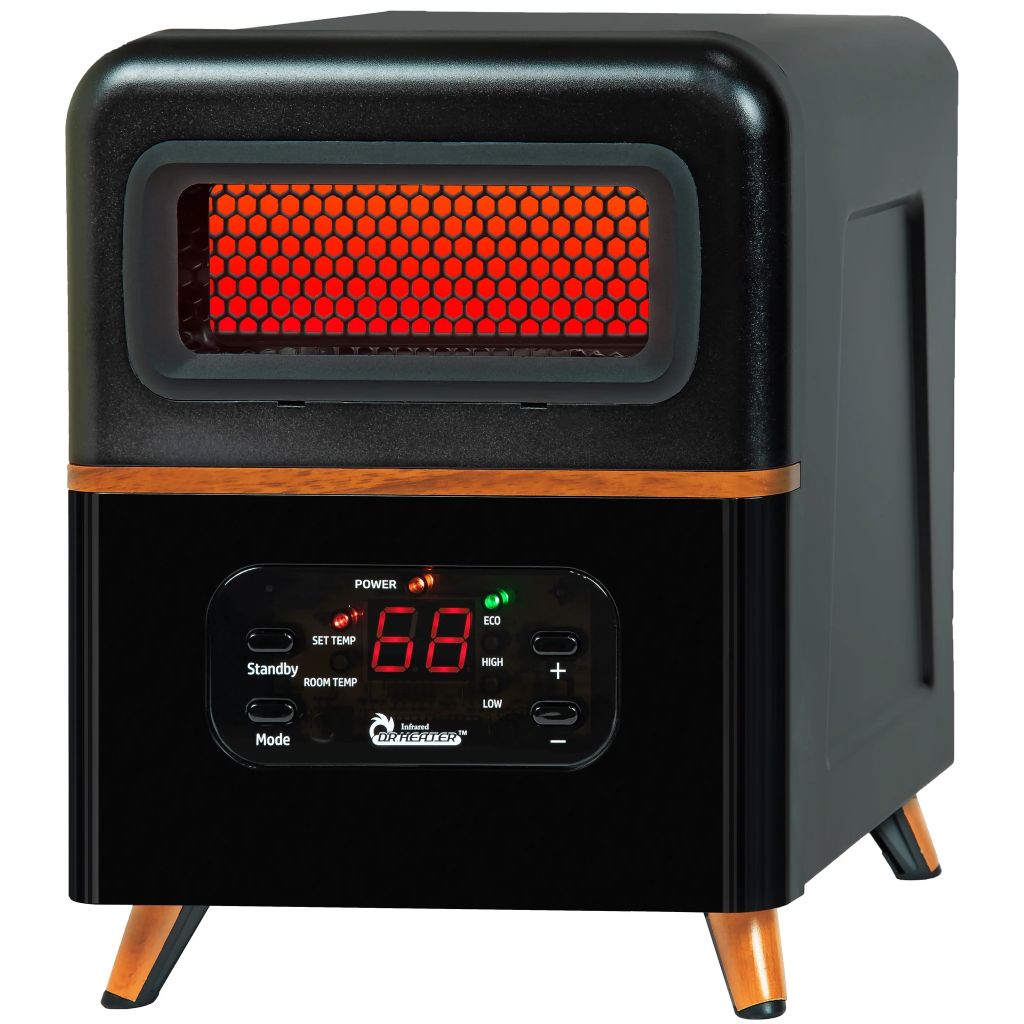 Dr. Infrared Heater 12" Dual Heating Hybrid Space Heater1500W with Remote