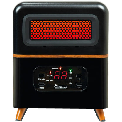 Dr. Infrared Heater 12" Dual Heating Hybrid Space Heater1500W with Remote