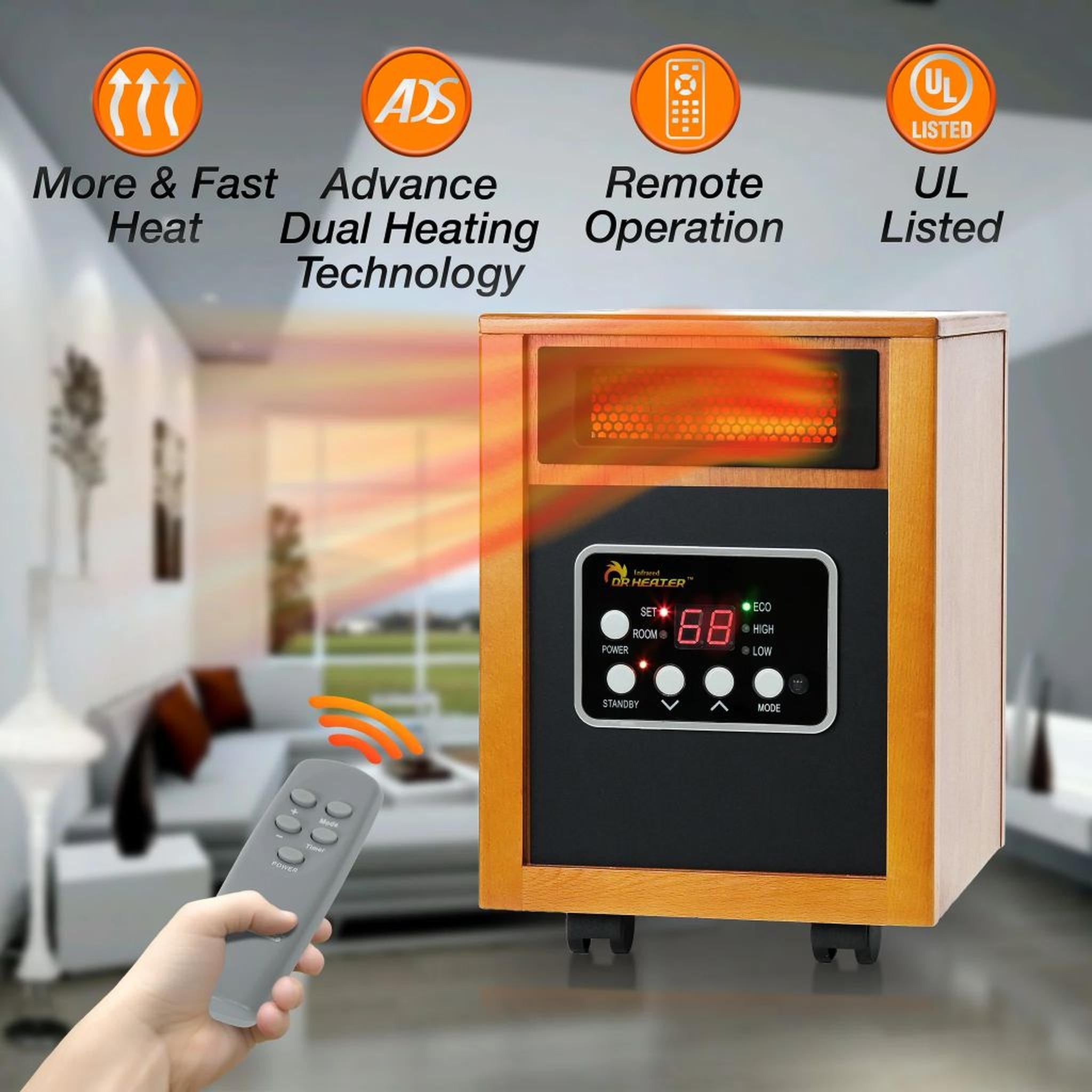 Dr. Infrared Heater DR968 - Thumbnail 4