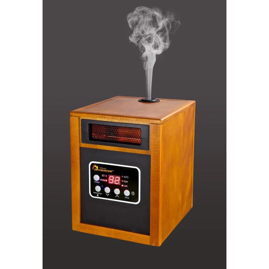Dr. Infrared Heater 13" 1500-Watt Portable Space Heater with Humidifier