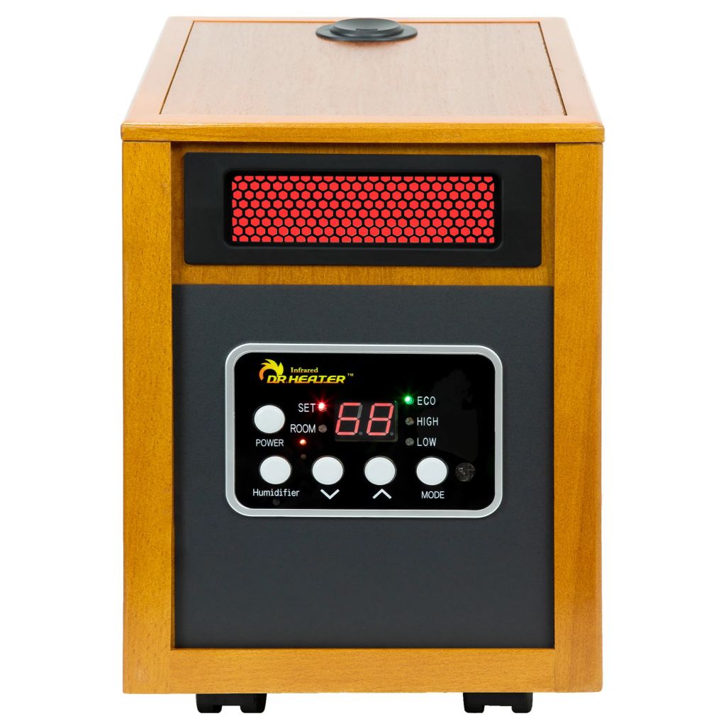Dr. Infrared Heater 13" 1500-Watt Portable Space Heater with Humidifier