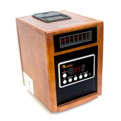 Dr. Infrared Heater 16" 1500W Advanced Dual Heating System with Humidifier & Oscillation Fan & Remote Control