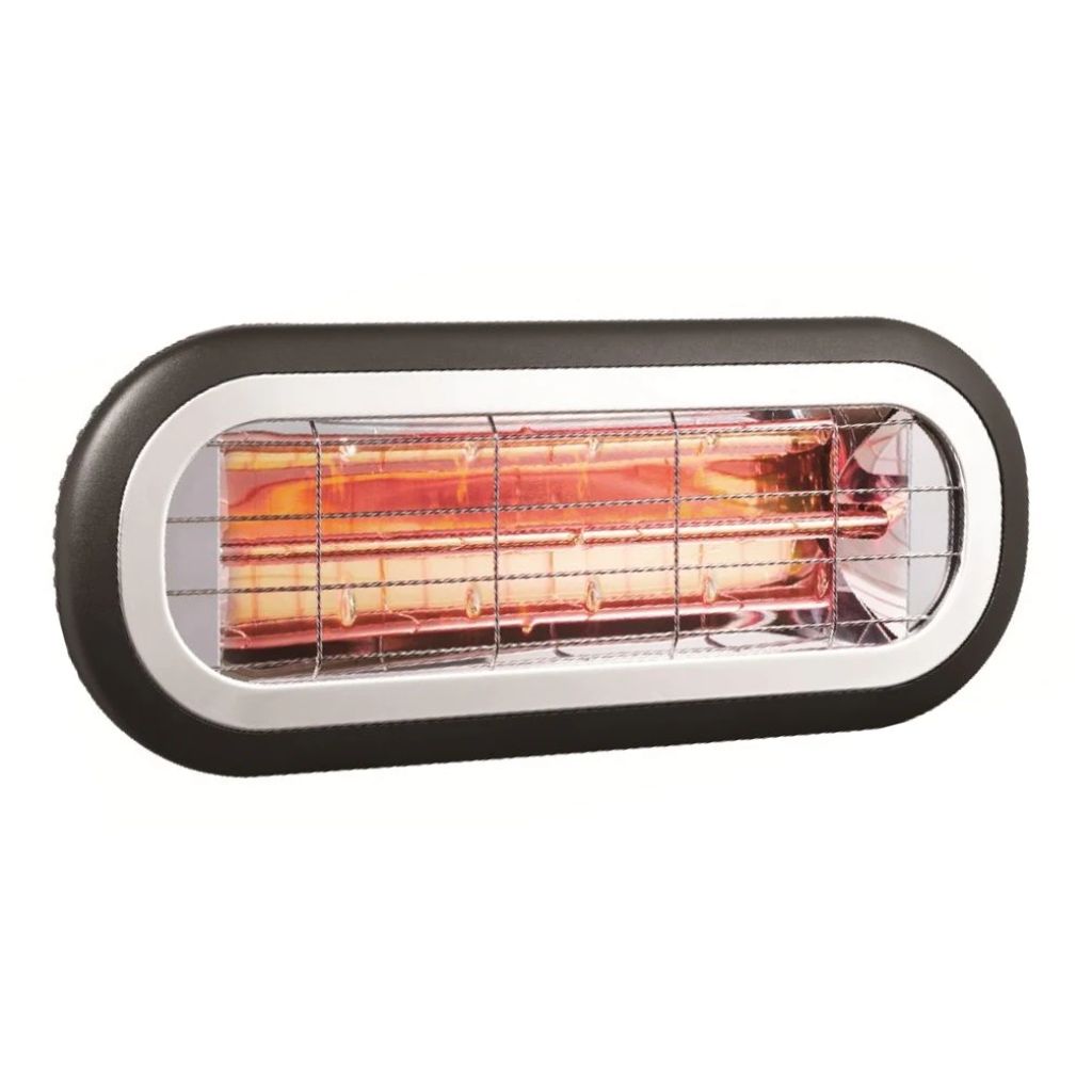 Dr. Infrared Heater 18" Black Carbon Wall Mount Ceiling Infrared Indoor/Outdoor Patio Heater