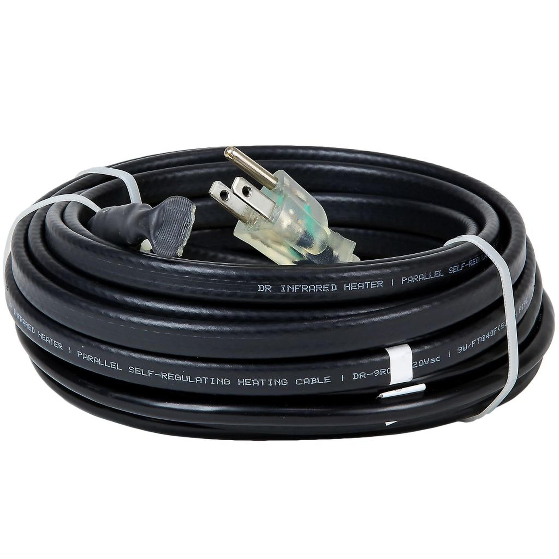Dr. Infrared Heater 200 Feet Heating Cables for Pipes and Roof De-Icing