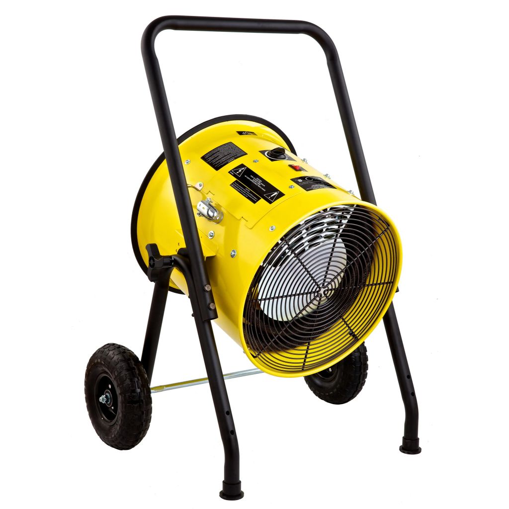 Dr. Infrared Heater 22" Salamander Construction 15000-Watt Triple Phase Portable Fan Forced Electric Heater