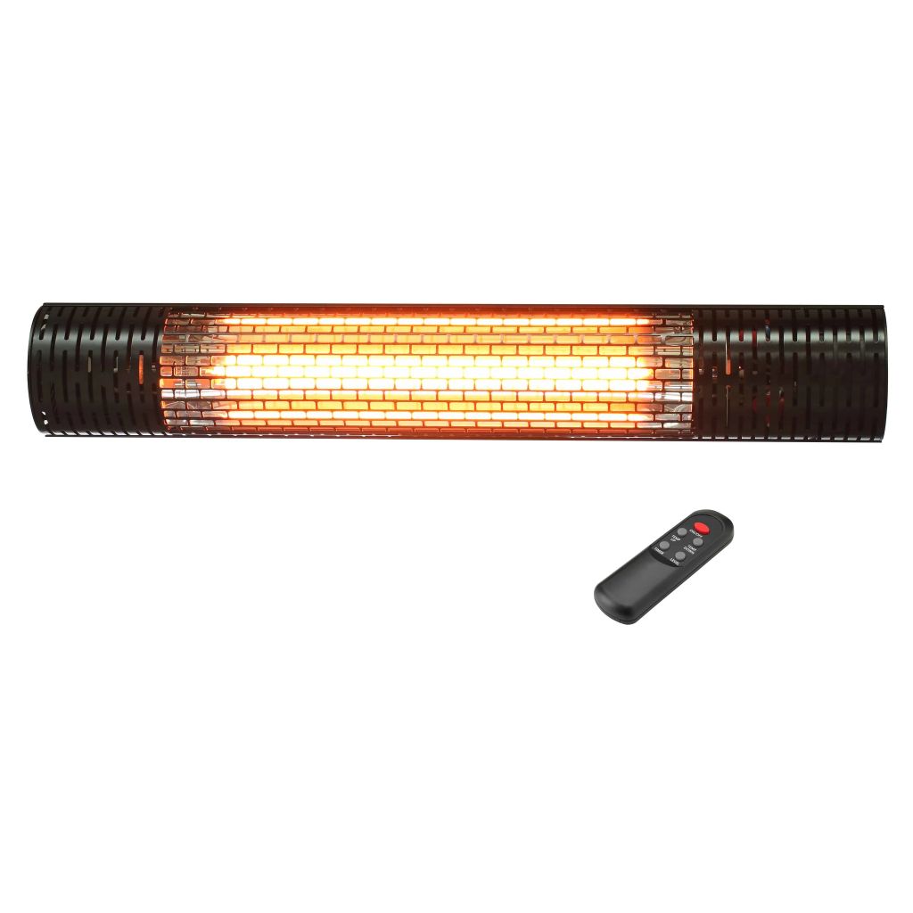 Dr. Infrared Heater 31" Black Carbon Wall Mount Ceiling Infrared Indoor/Outdoor Patio Heater