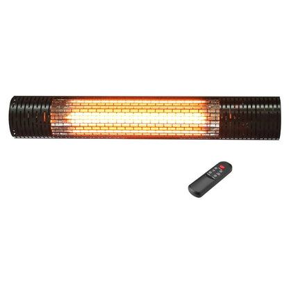 Dr. Infrared Heater 31" Black Carbon Wall Mount Ceiling Infrared Indoor/Outdoor Patio Heater