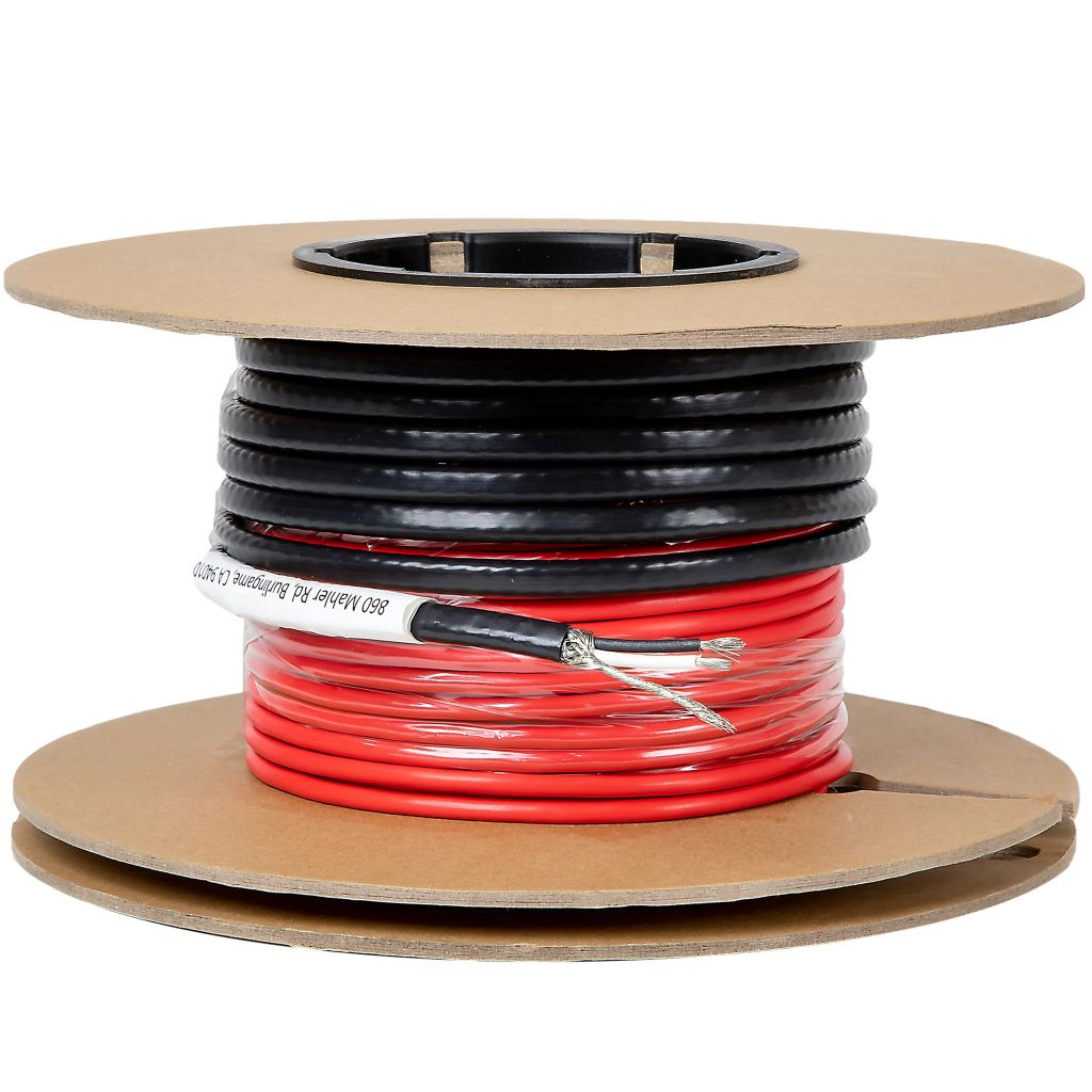 Dr. Infrared Heater 40Sqft 120V Electric Radiant Floor Heating Cable Kit with WIFI Thermostat and Installation Monitor