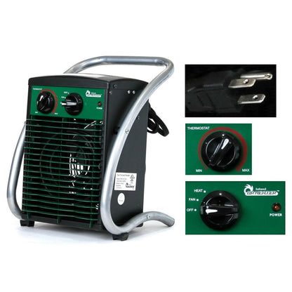 Dr. Infrared Heater Greenhouse 10" 120V 1500-Watt Garage Workshop Infrared Heater