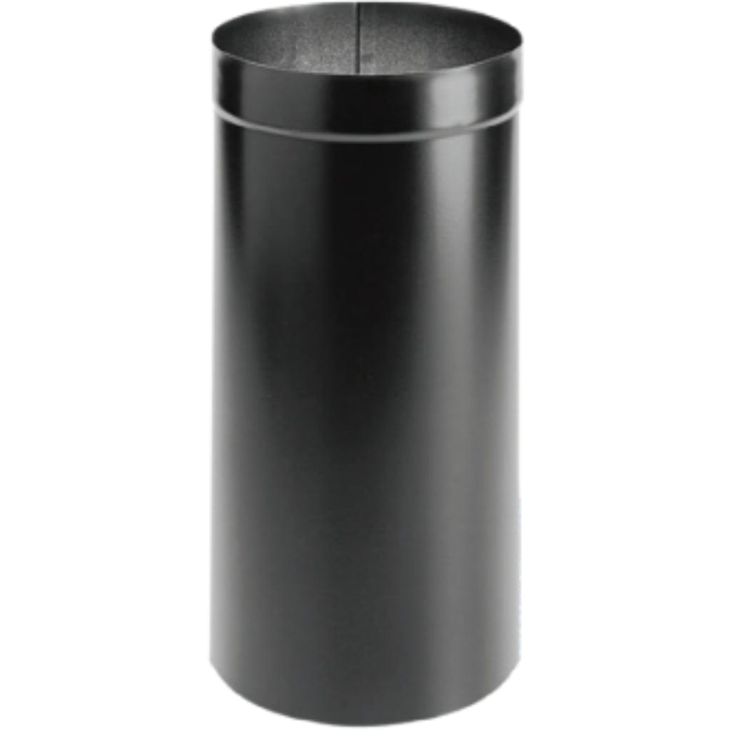 DuraVent 12" Length DuraBlack Oval-To-Round Stovepipe Adapter