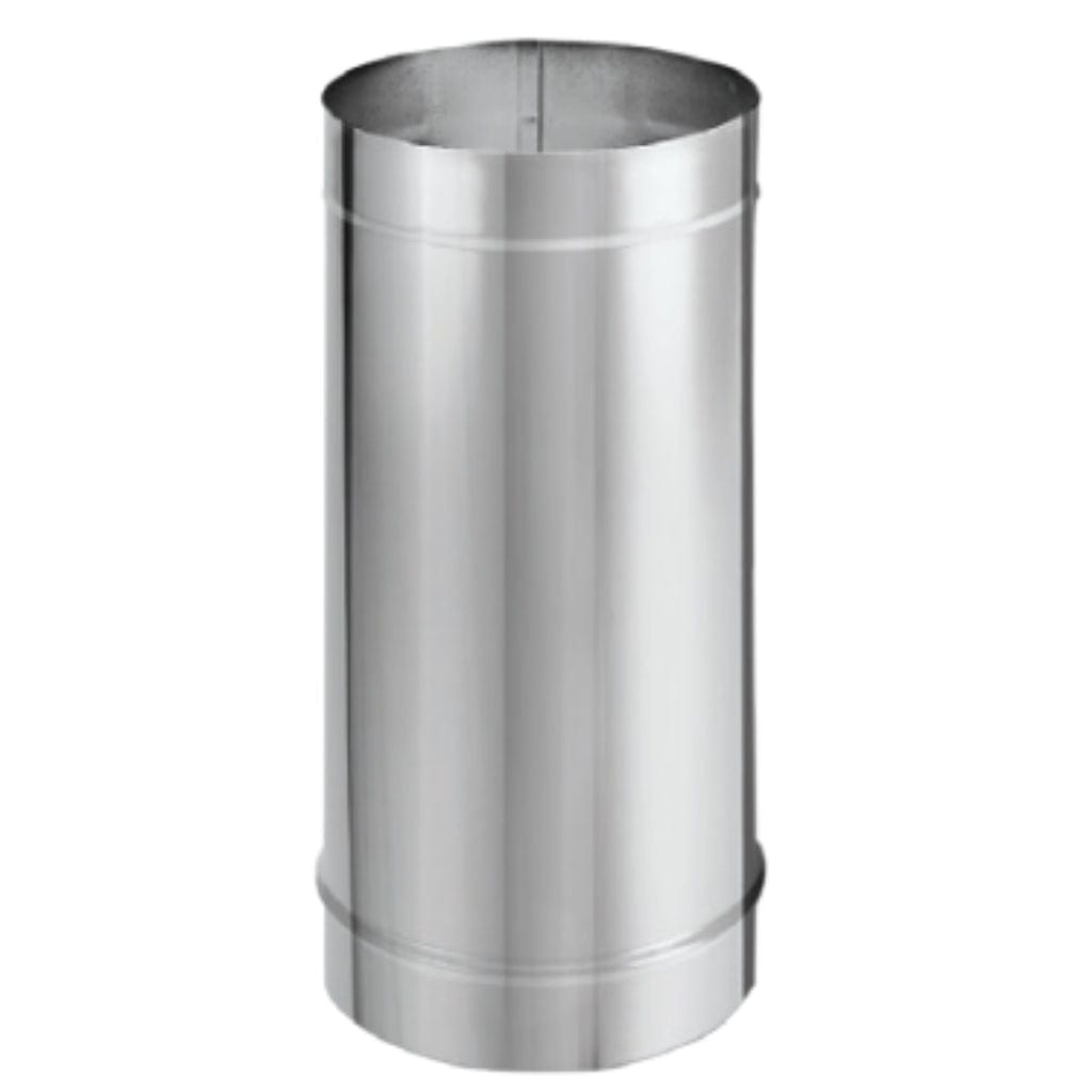 Chimney Components DuraVent 12" Length Stainless Steel DuraBlack Single-Wall Pipe