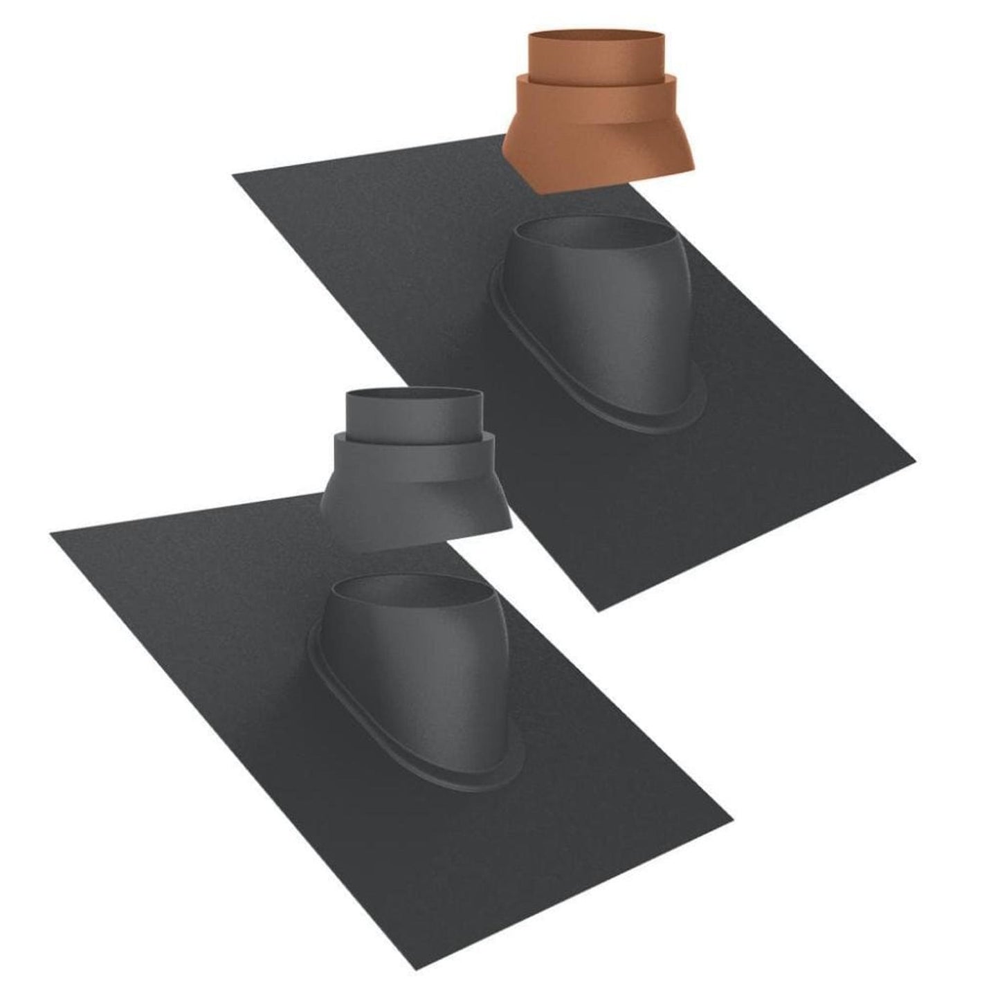 DuraVent 2"4" Inner Diameter PolyPro Steep Roof Flashing US