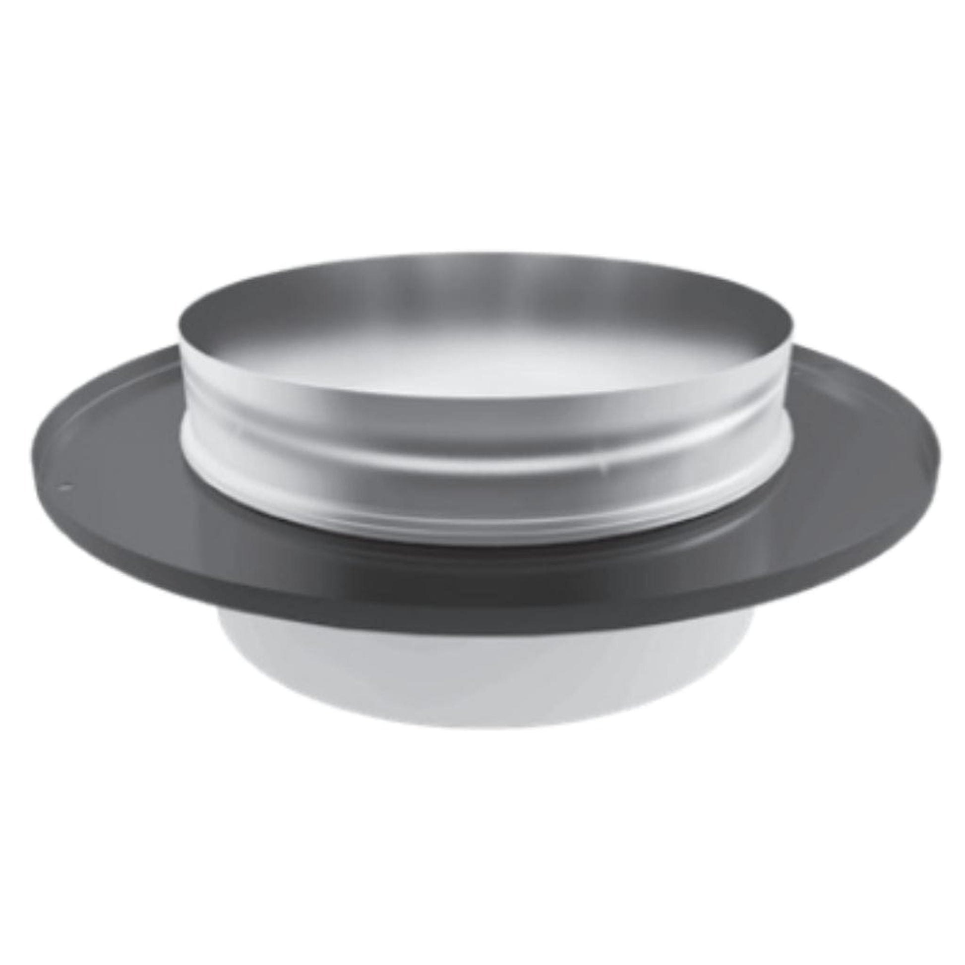 DuraVent DVL/DuraBlack 6" Stainless Steel Chimney Adapter With Trim