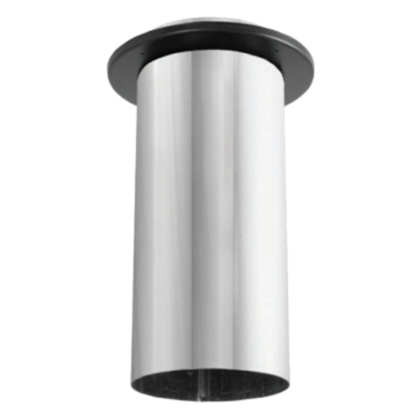 DuraVent DuraBlack 6" Stainless Steel Slip Connector With Trim