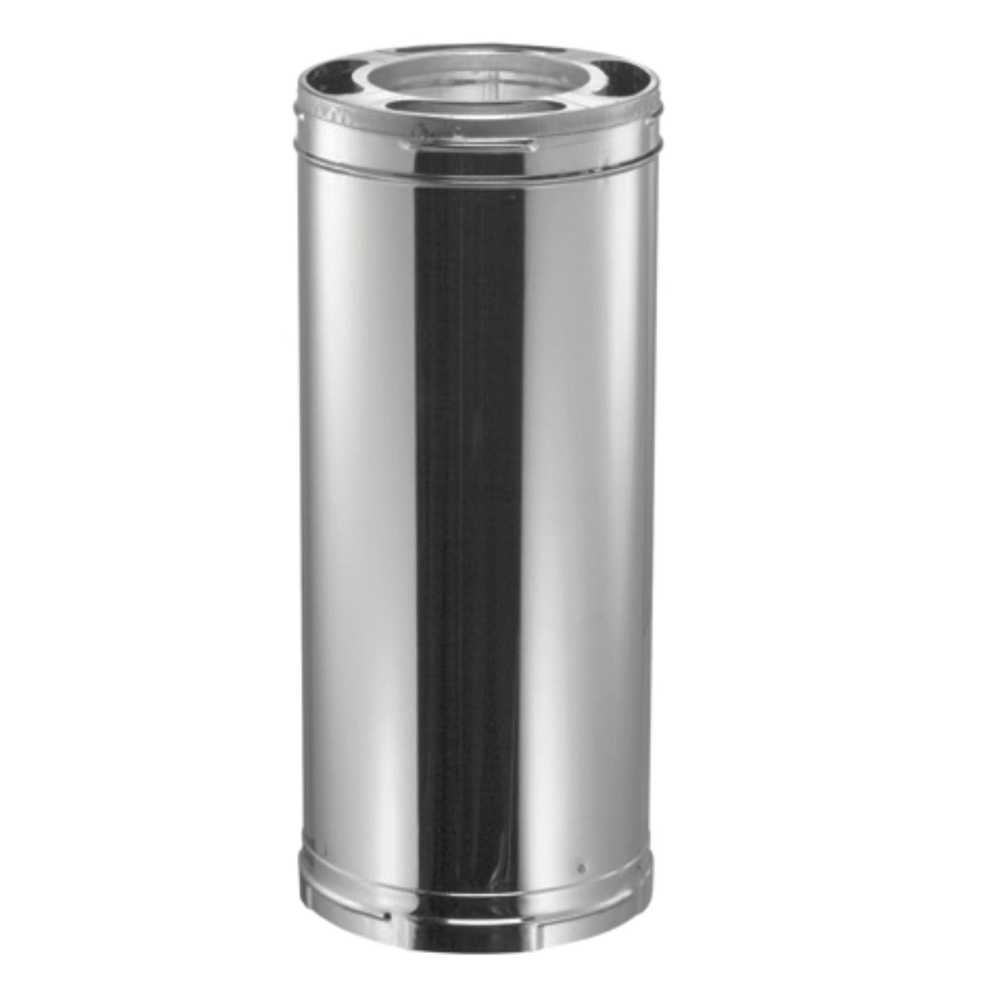 DuraVent DuraPlus 6" x 6" Triple-Wall All-Fuel Galvanized Steel Chimney Pipe