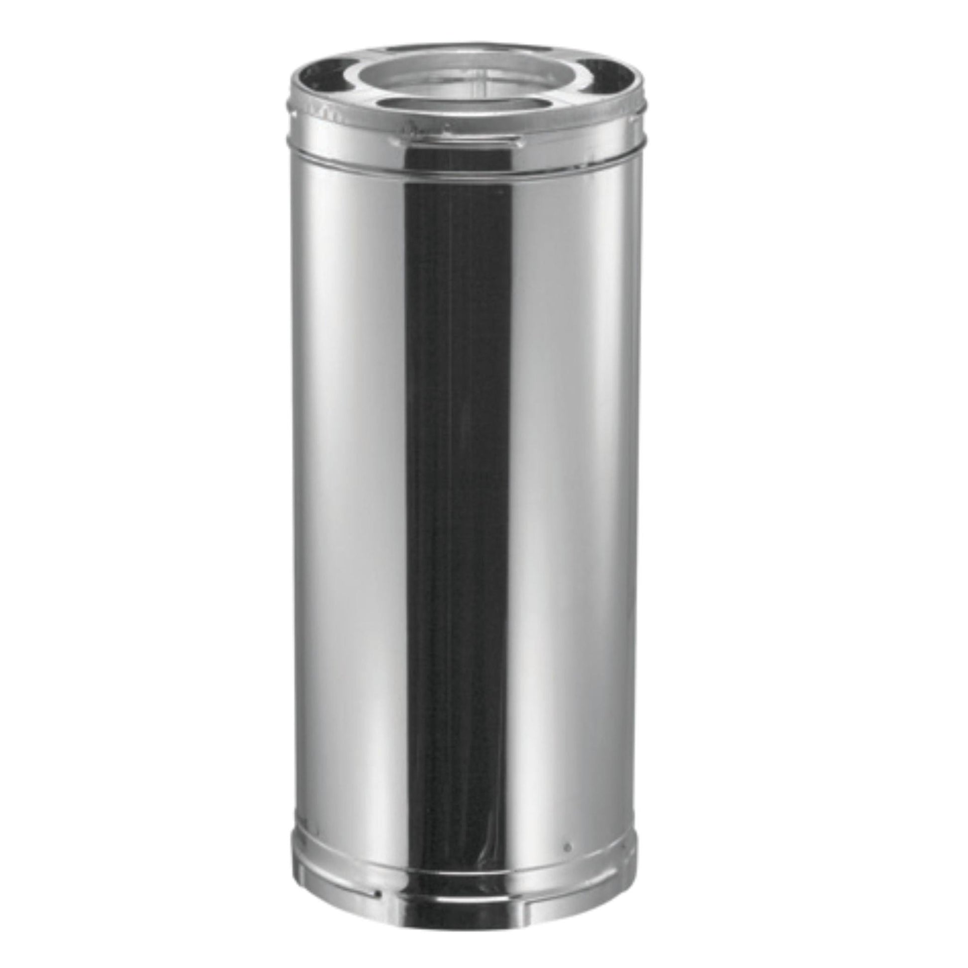 DuraVent DuraPlus 6" x 6" Triple-Wall All-Fuel Galvanized Steel Chimney Pipe