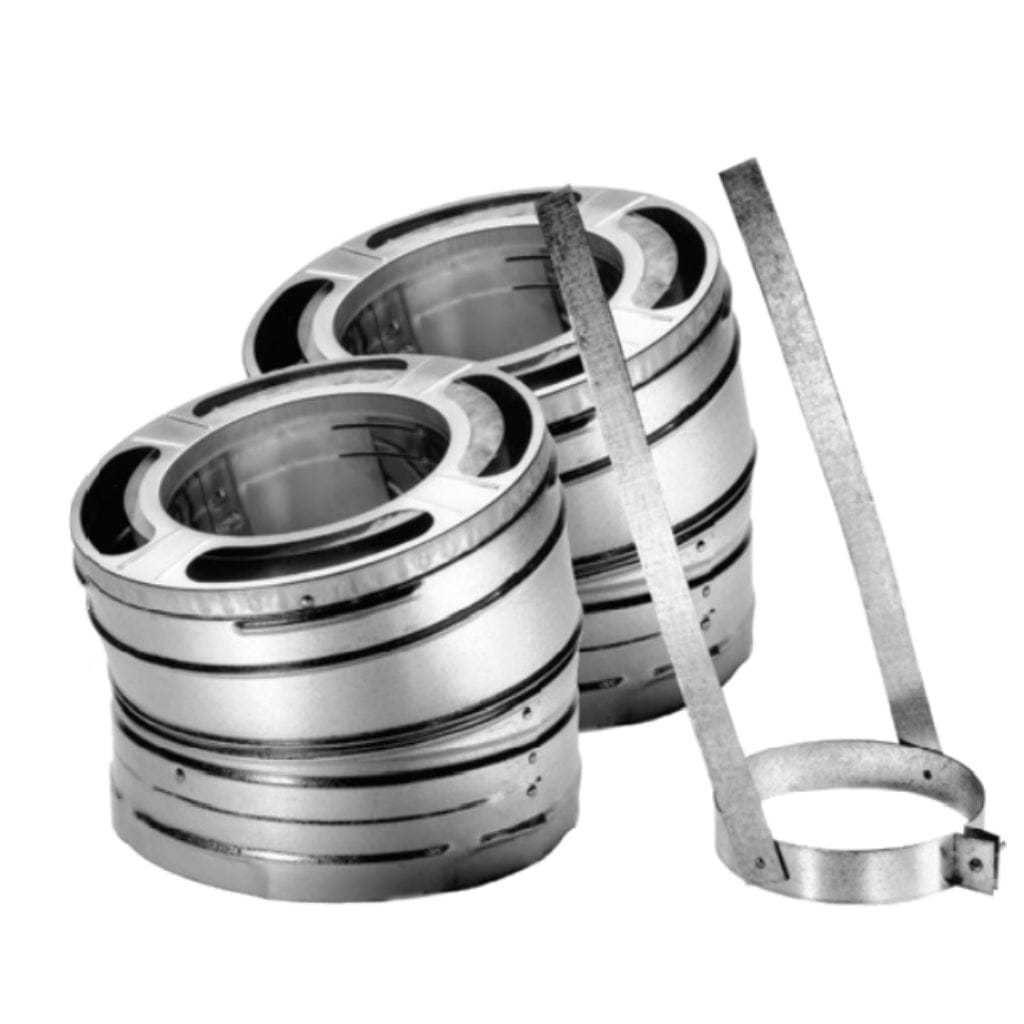 DuraVent DuraPlus 7" 30-Degree Galvanized Steel Elbow Kit