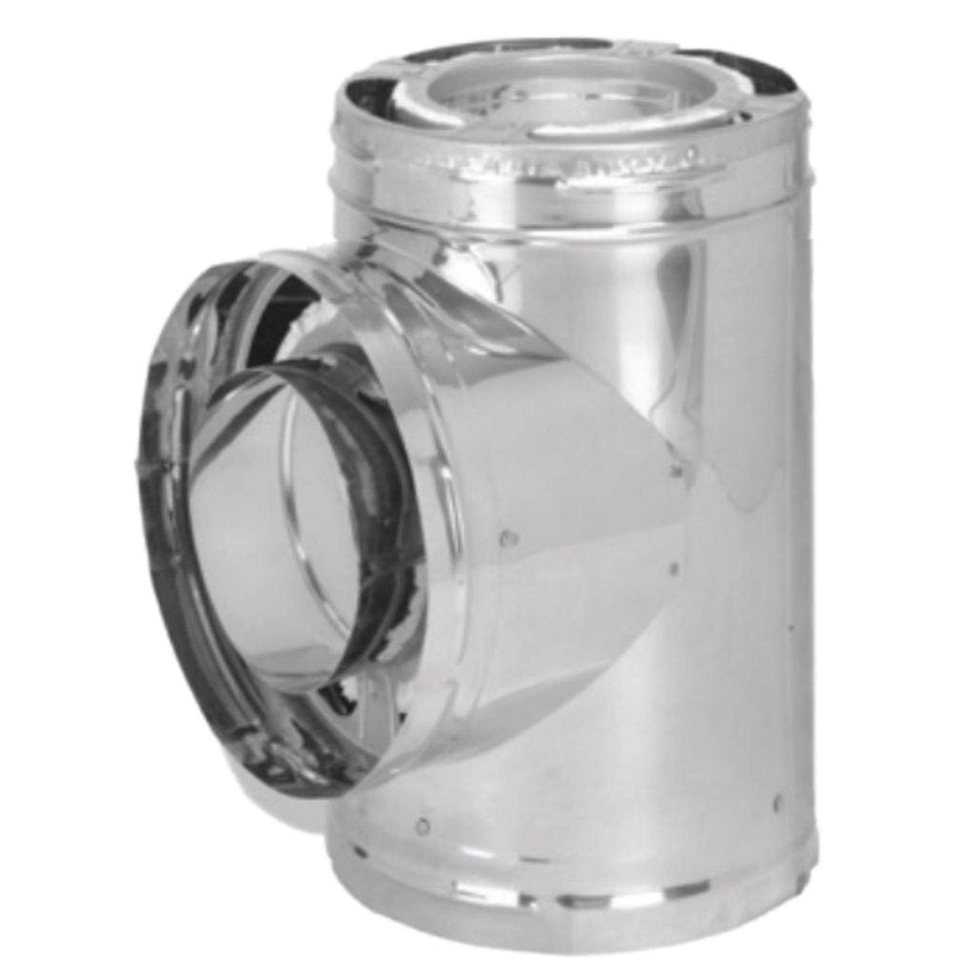 DuraVent DuraPlus 6" Galvanized Tee With Cap