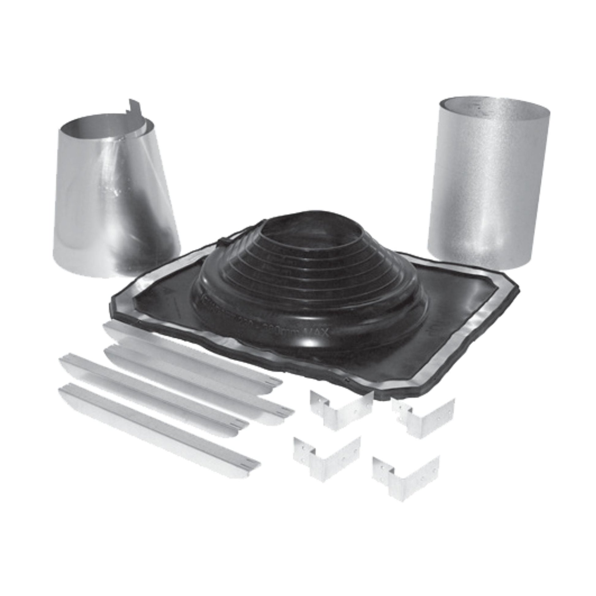 DuraVent DuraTech 5" - 8" Universal Rubber Boot Flashing Kit