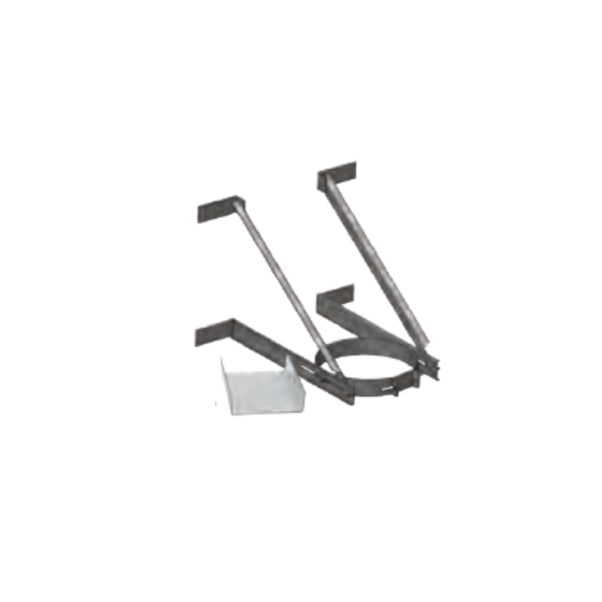 DuraVent DuraTech 6" and 8" Stainless Steel Adjustable Extended Wall Support