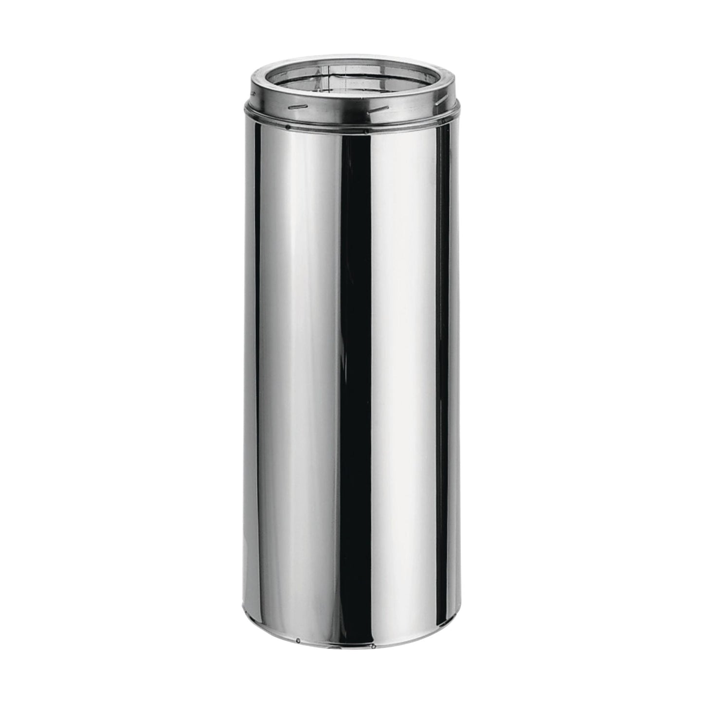DuraVent DuraTech 7" x 36" Stainless Steel Double-Wall All-Fuel Chimney Pipe With Protective Carton Filler