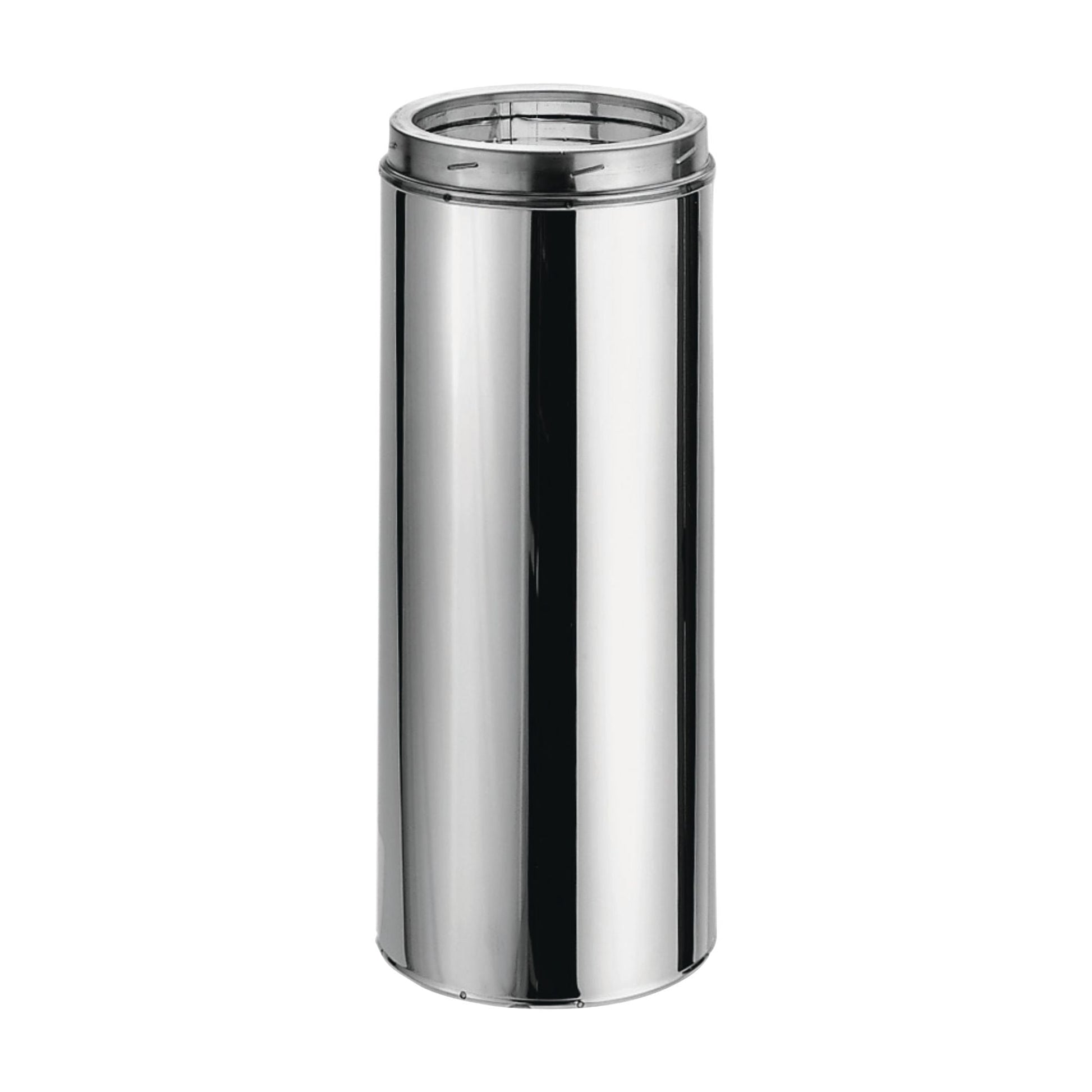DuraVent DuraTech 8" x 48" Stainless Steel Double-Wall All-Fuel Chimney Pipe With Protective Carton Filler