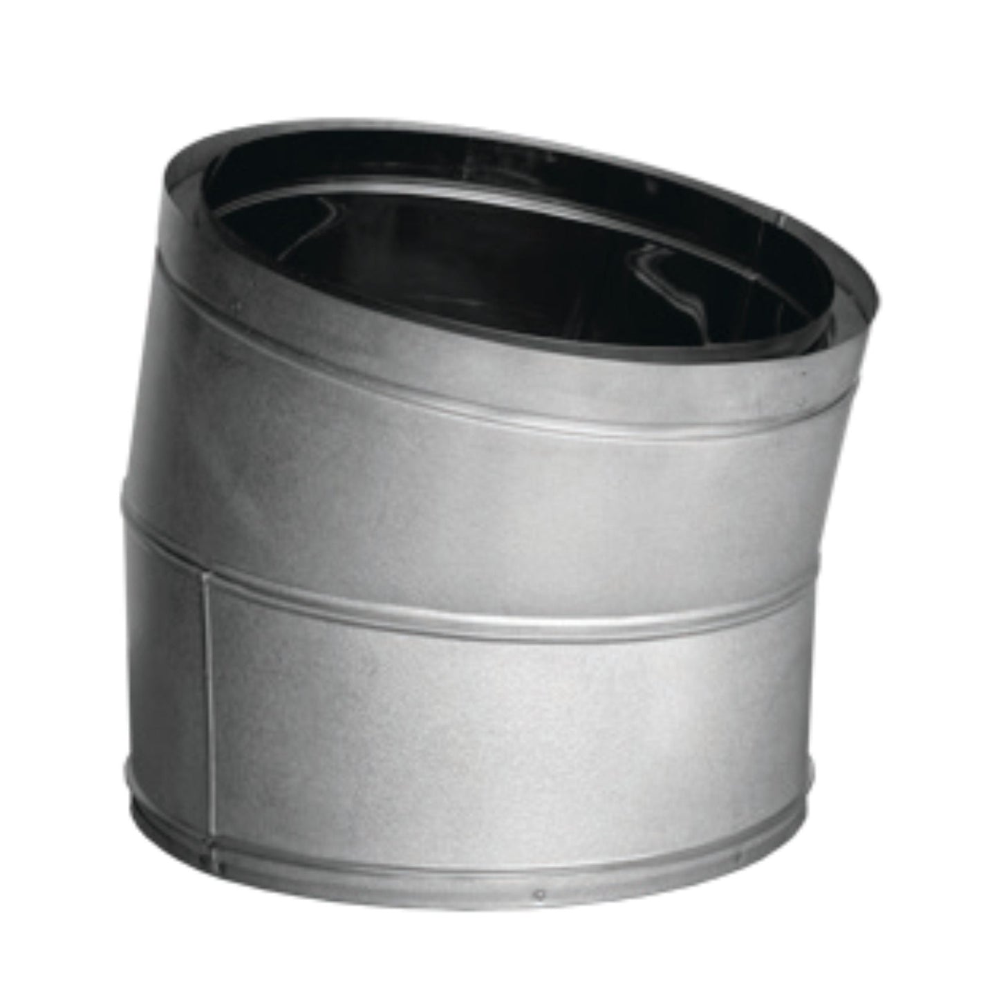 DuraVent DuraTech LDC 10" 15 Degree Stainless Steel Elbow
