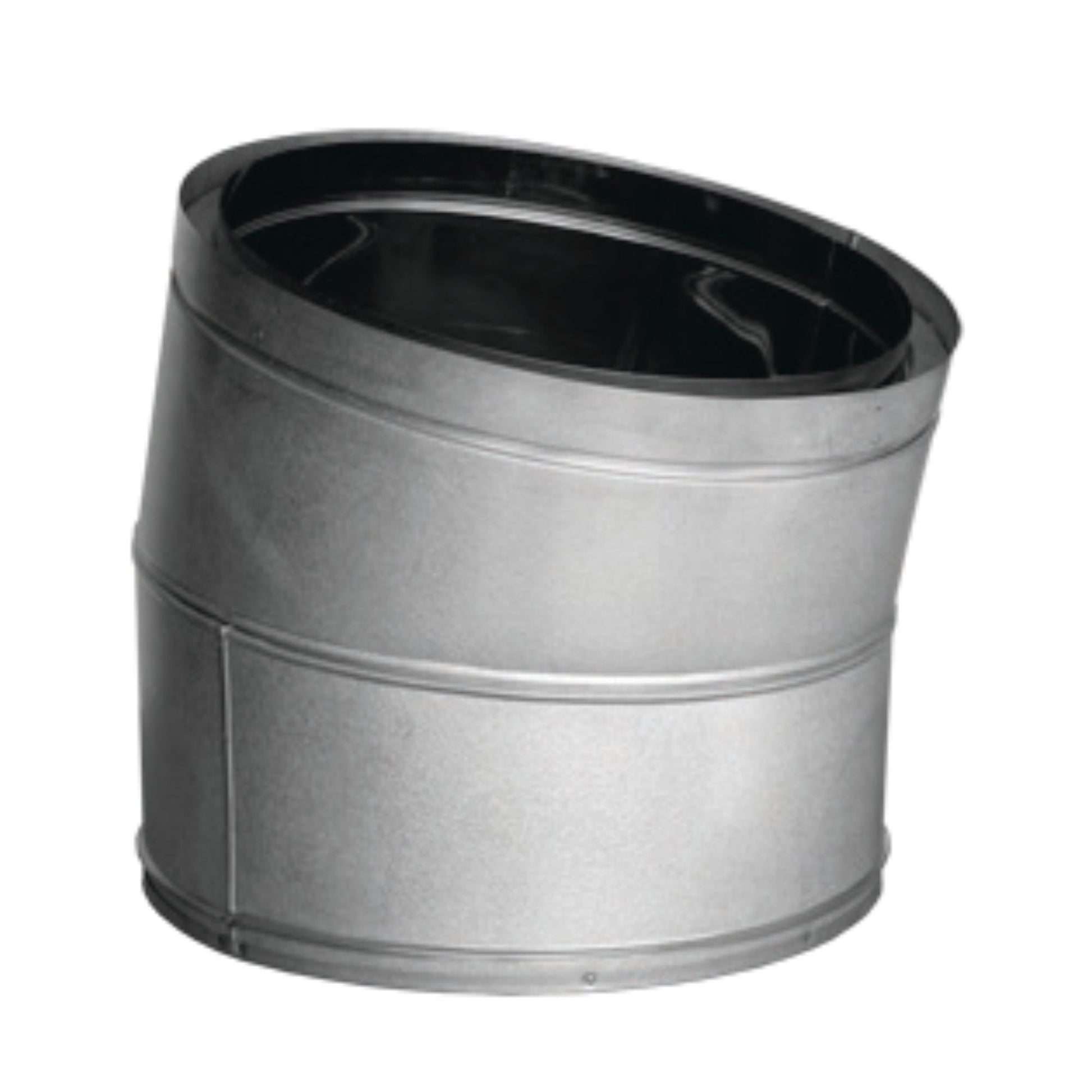 DuraVent DuraTech LDC 10" 15 Degree Stainless Steel Elbow