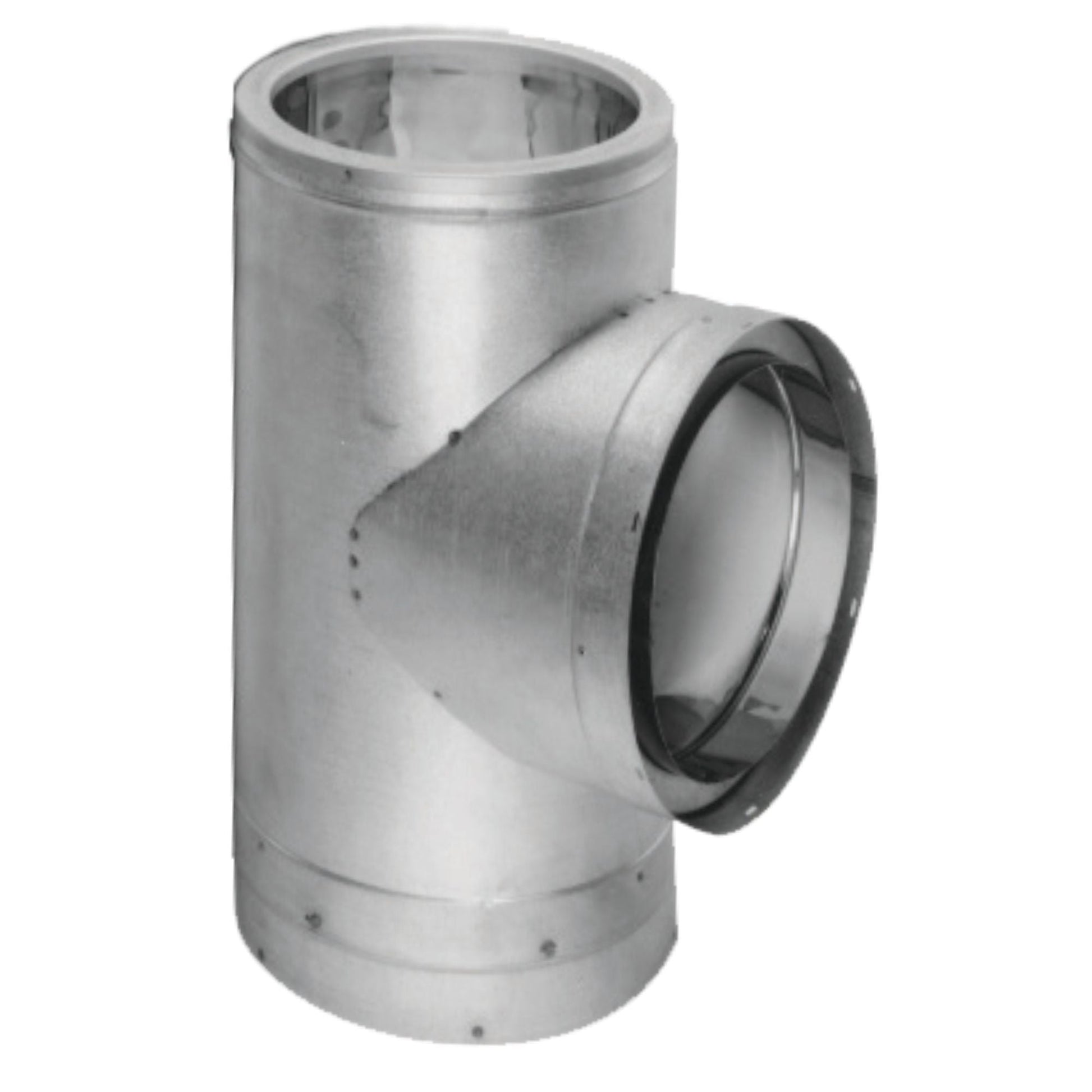 DuraVent DuraTech LDC 24" Stainless Steel Tee With Cap