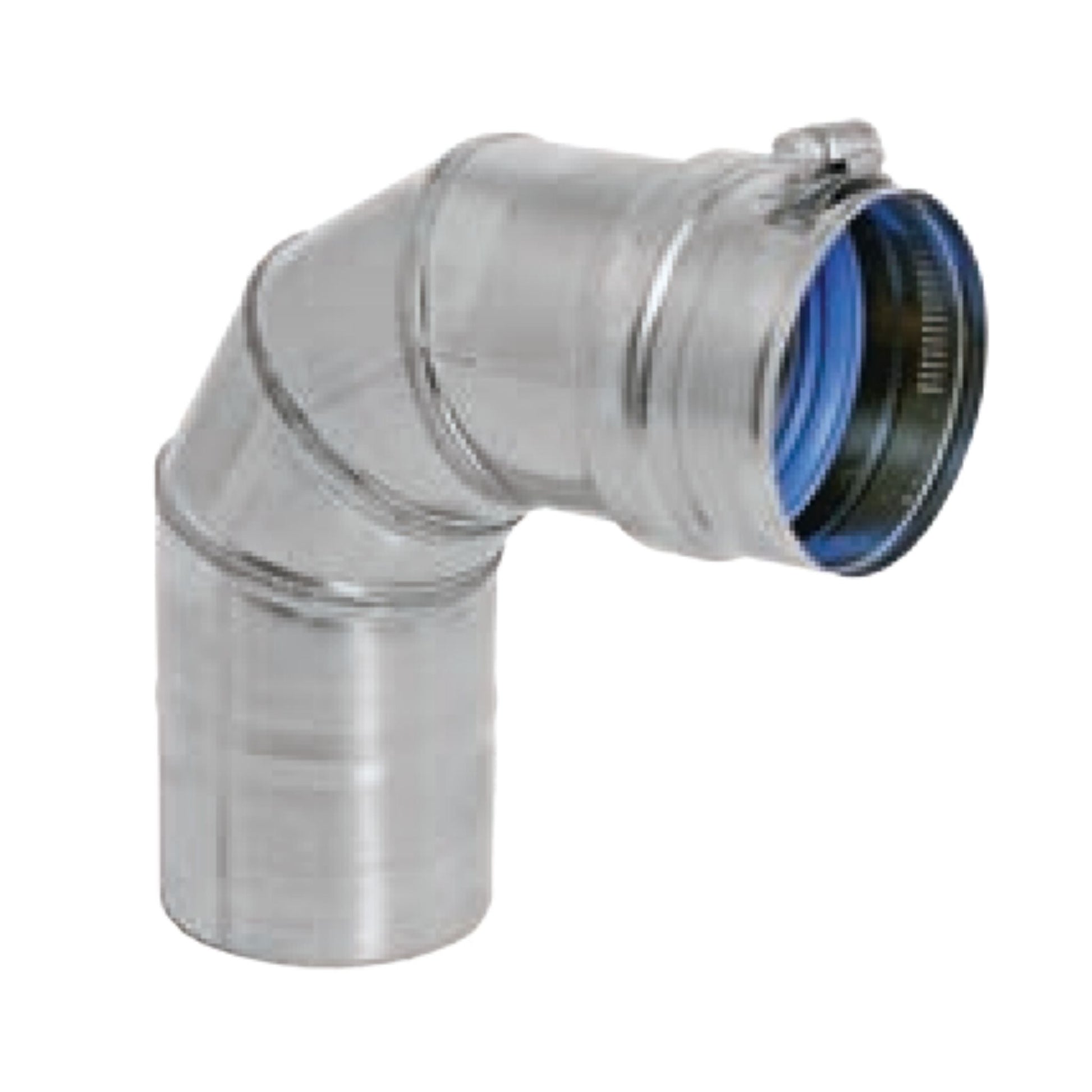 DuraVent FasNSeal 3" 90 Degree 316L Stainless Steel Elbow