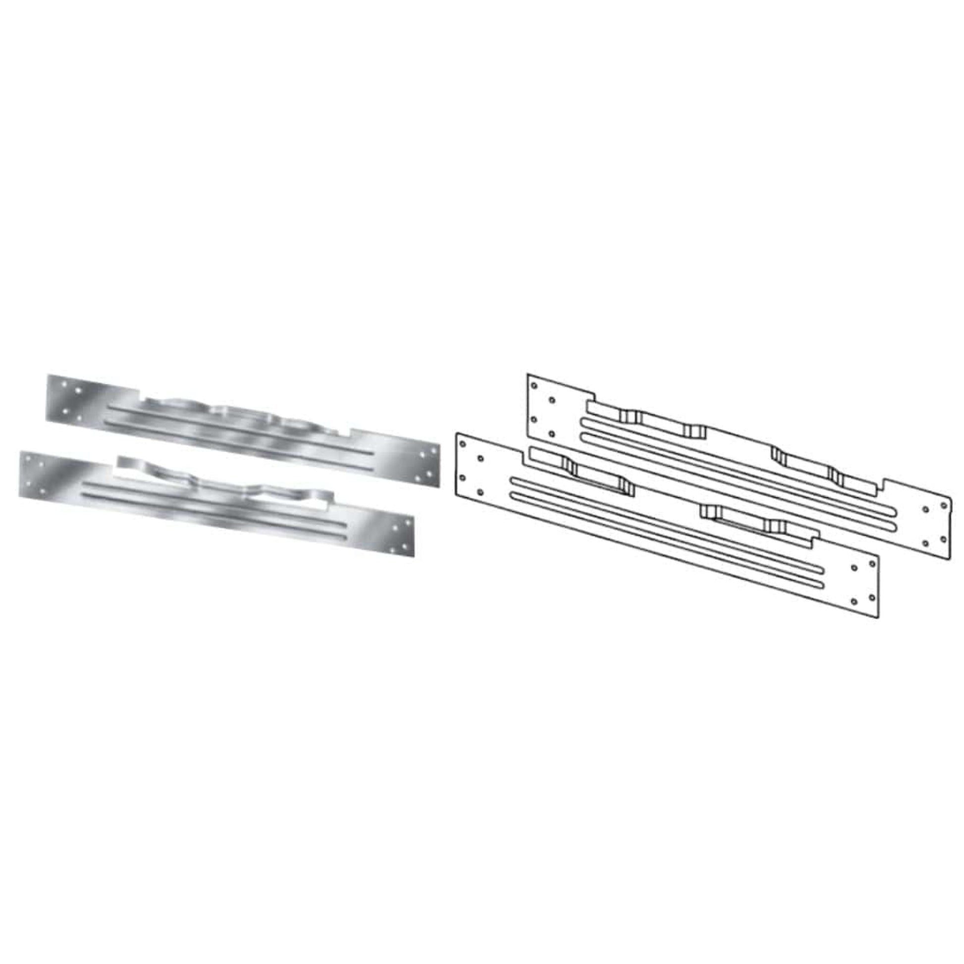 DuraVent Oval Type B Gas Vent Model BV 4" Ceiling Plate Spacer