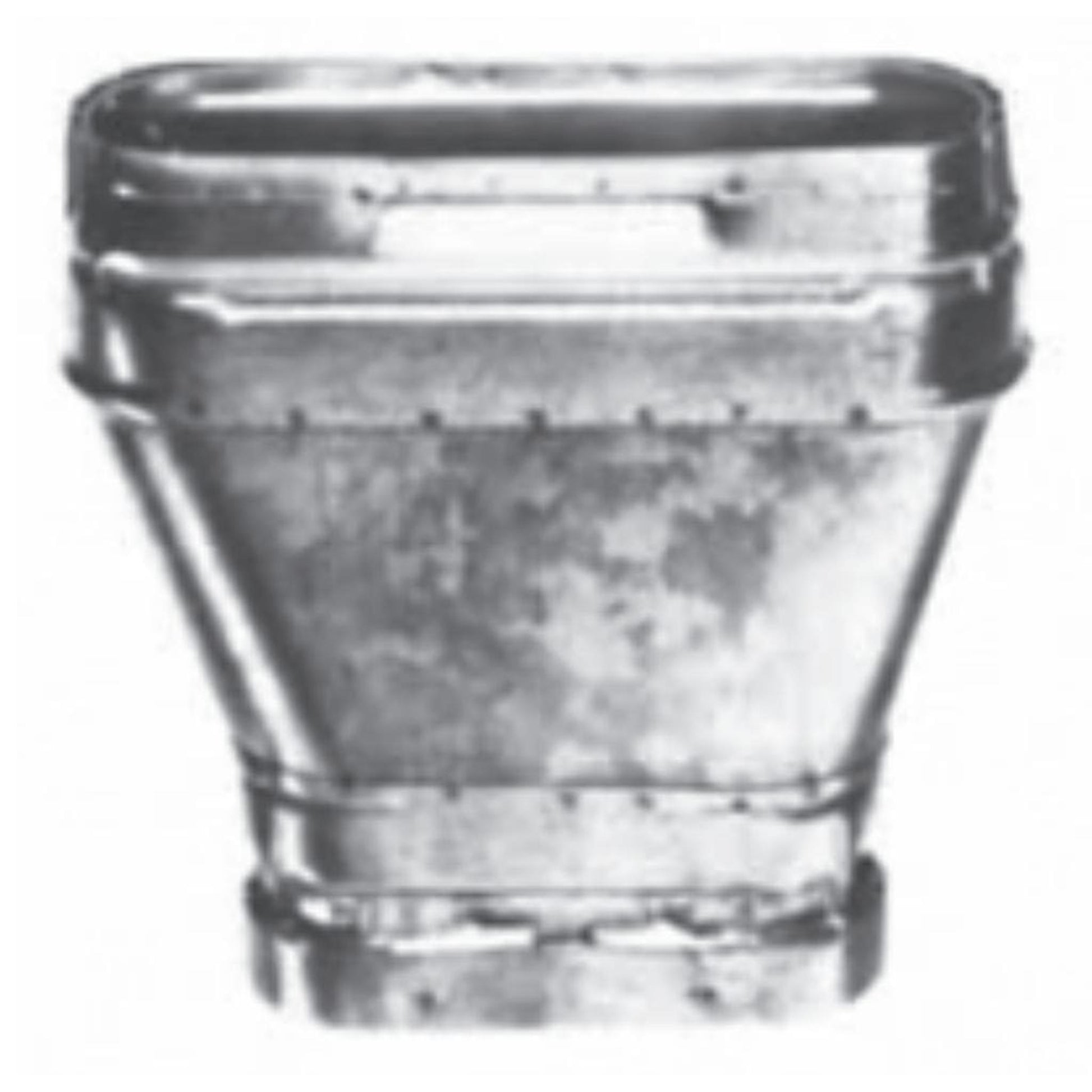 DuraVent Oval Type B Gas Vent Model BV 4" to 5" Increaser