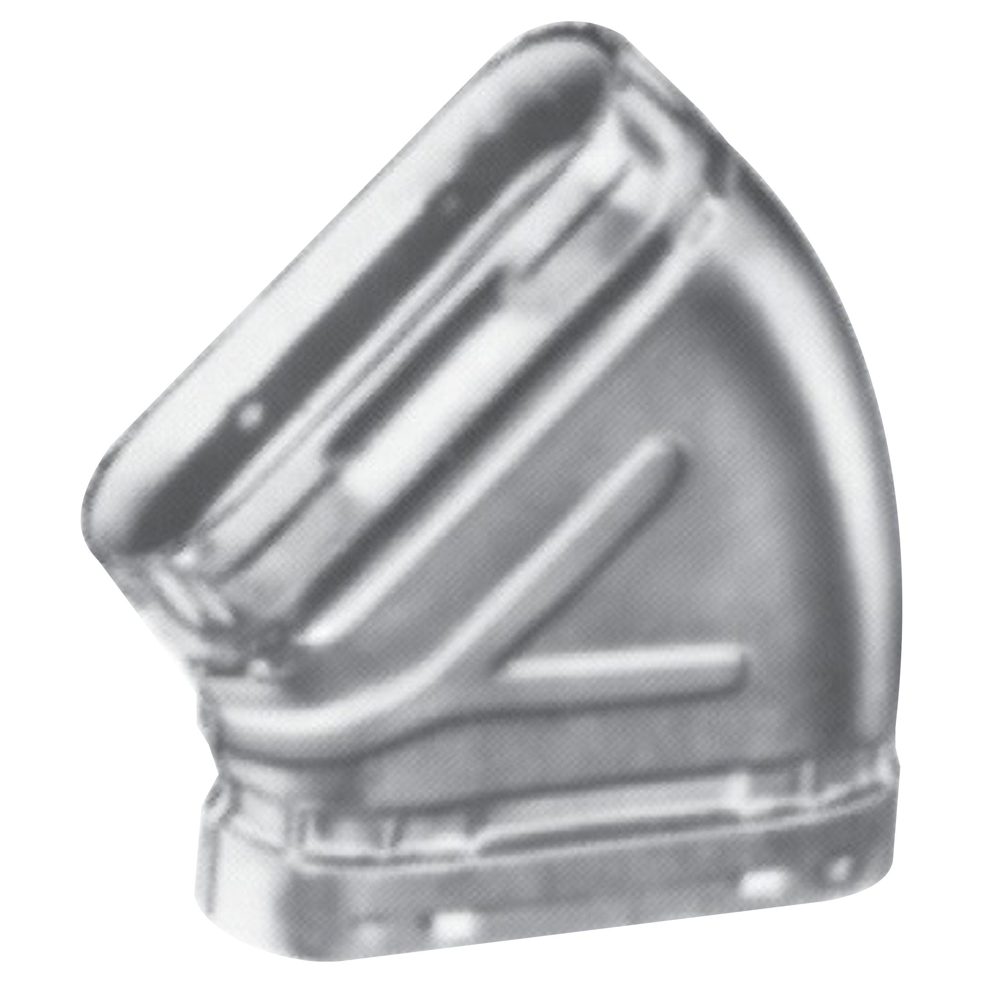 DuraVent Oval Type B Gas Vent Model BV 4" 45-Degree Flat Elbow