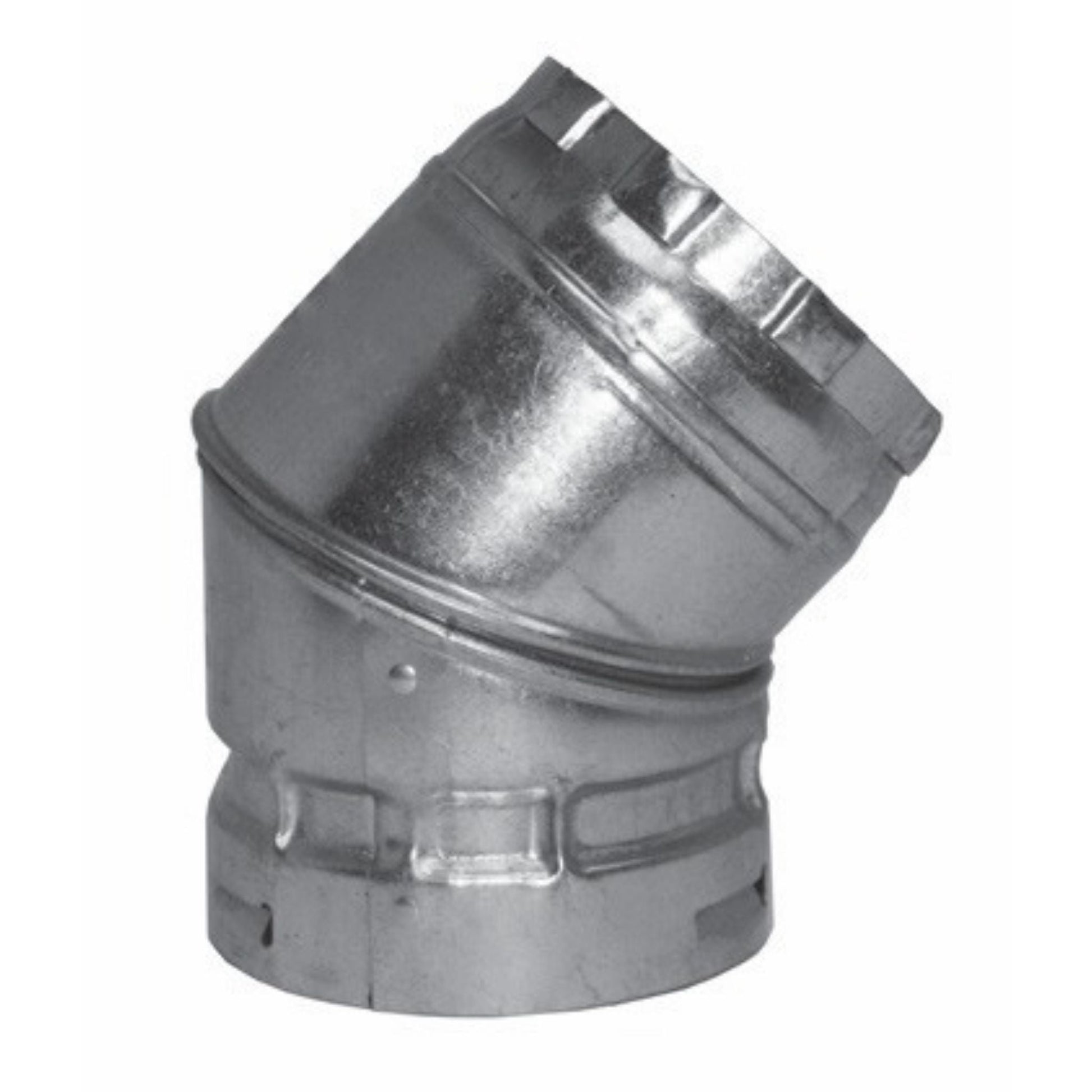DuraVent Round Type B Gas Vent Model BV 10" 45-Degree Elbow