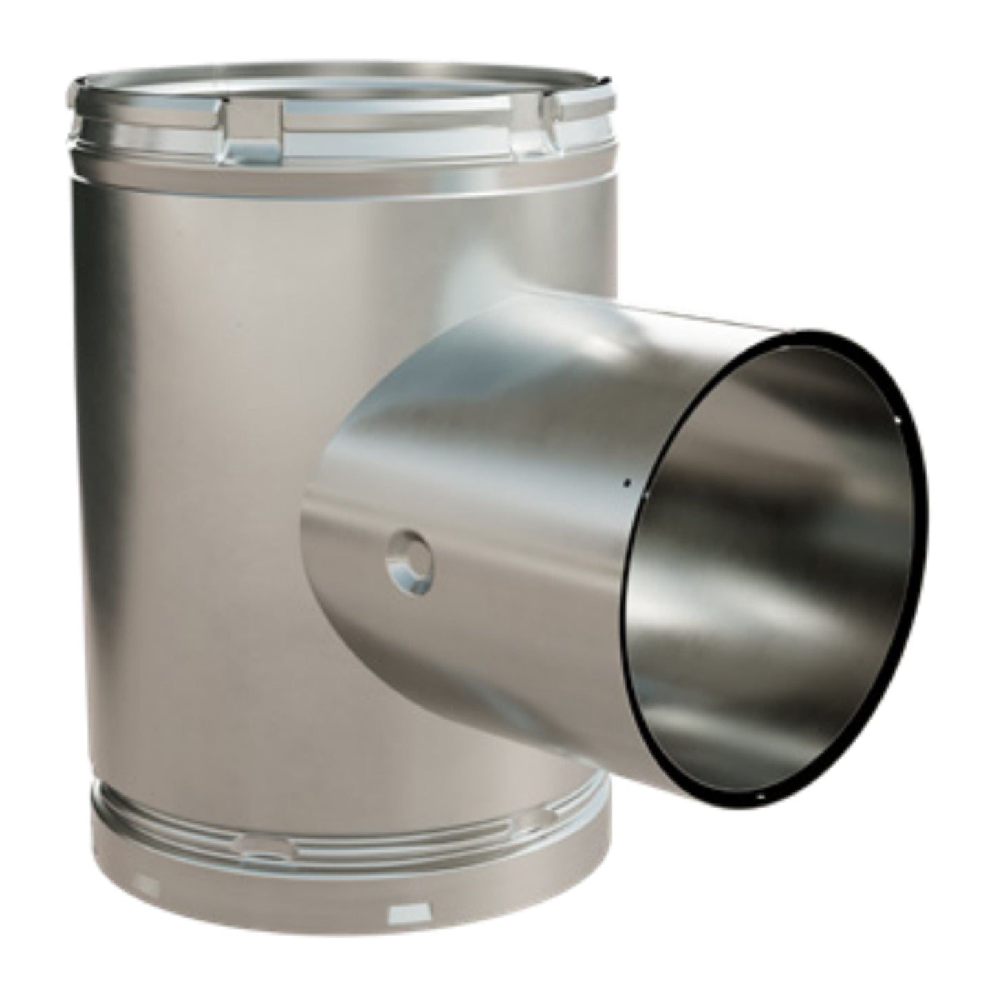DuraVent Round Type B Gas Vent Model BV 10" to 8" Adjustable Reduction Tee