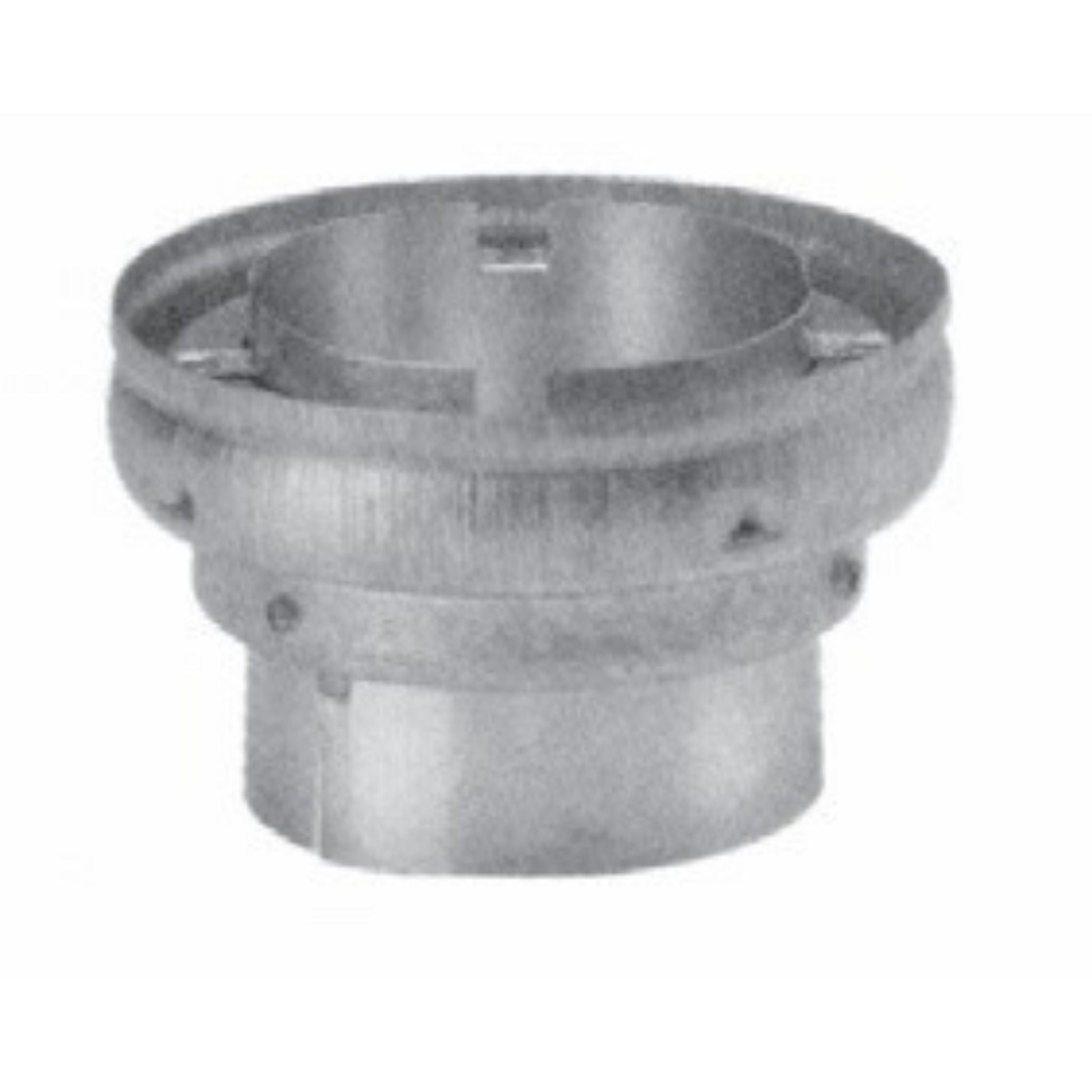 DuraVent Round Type B Gas Vent Model BV 3" - 4" Appliance Increaser for Rheem and Ruud Appliances