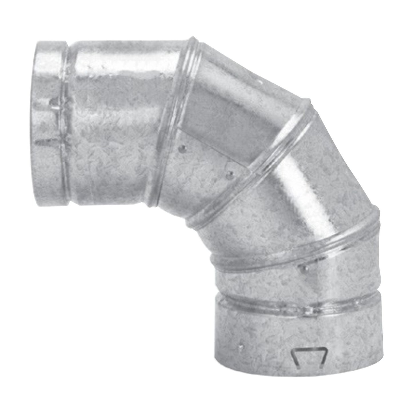 DuraVent Round Type B Gas Vent Model BV 3" 90-Degree Adjustable Elbow