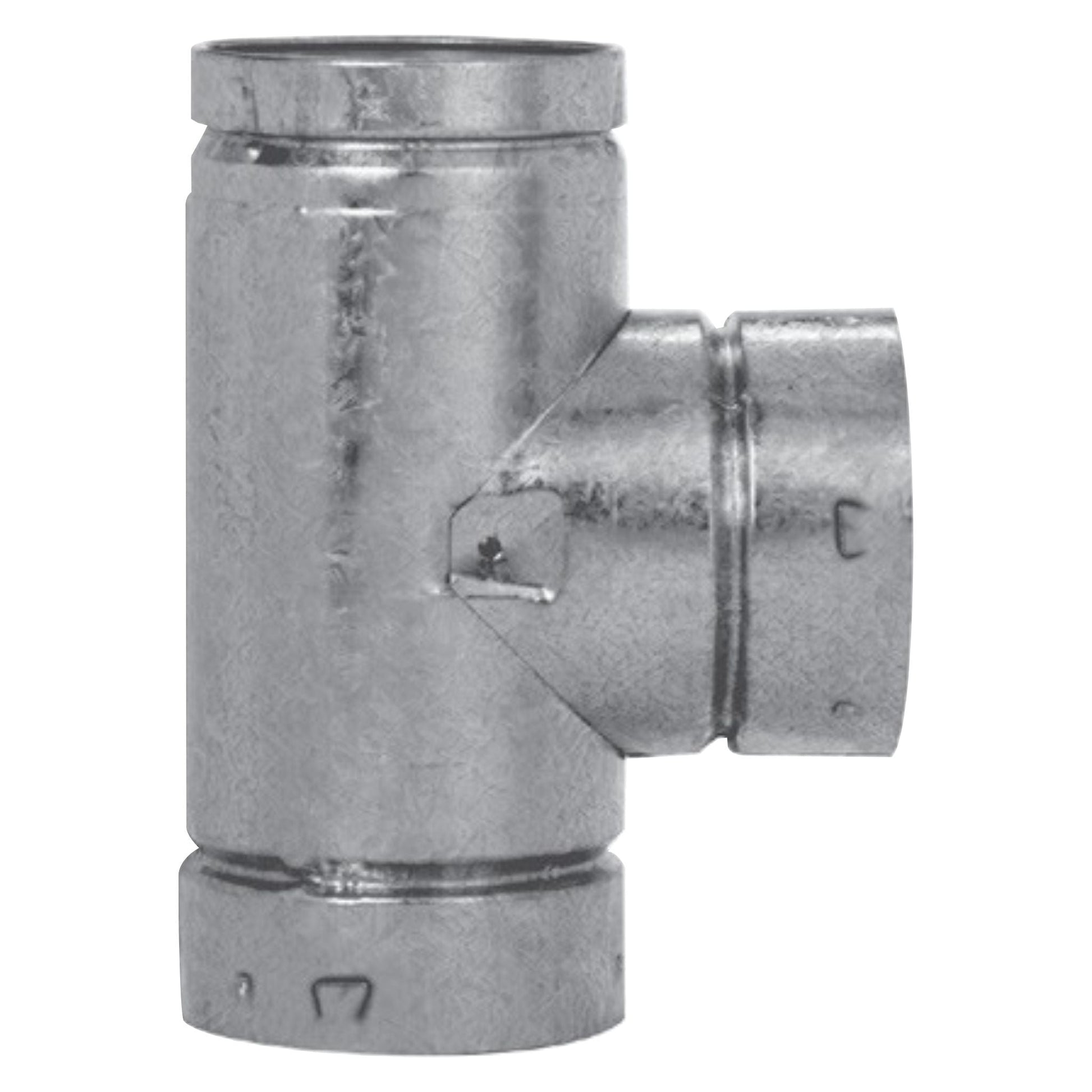 DuraVent Round Type B Gas Vent Model BV 8" Standard Tee