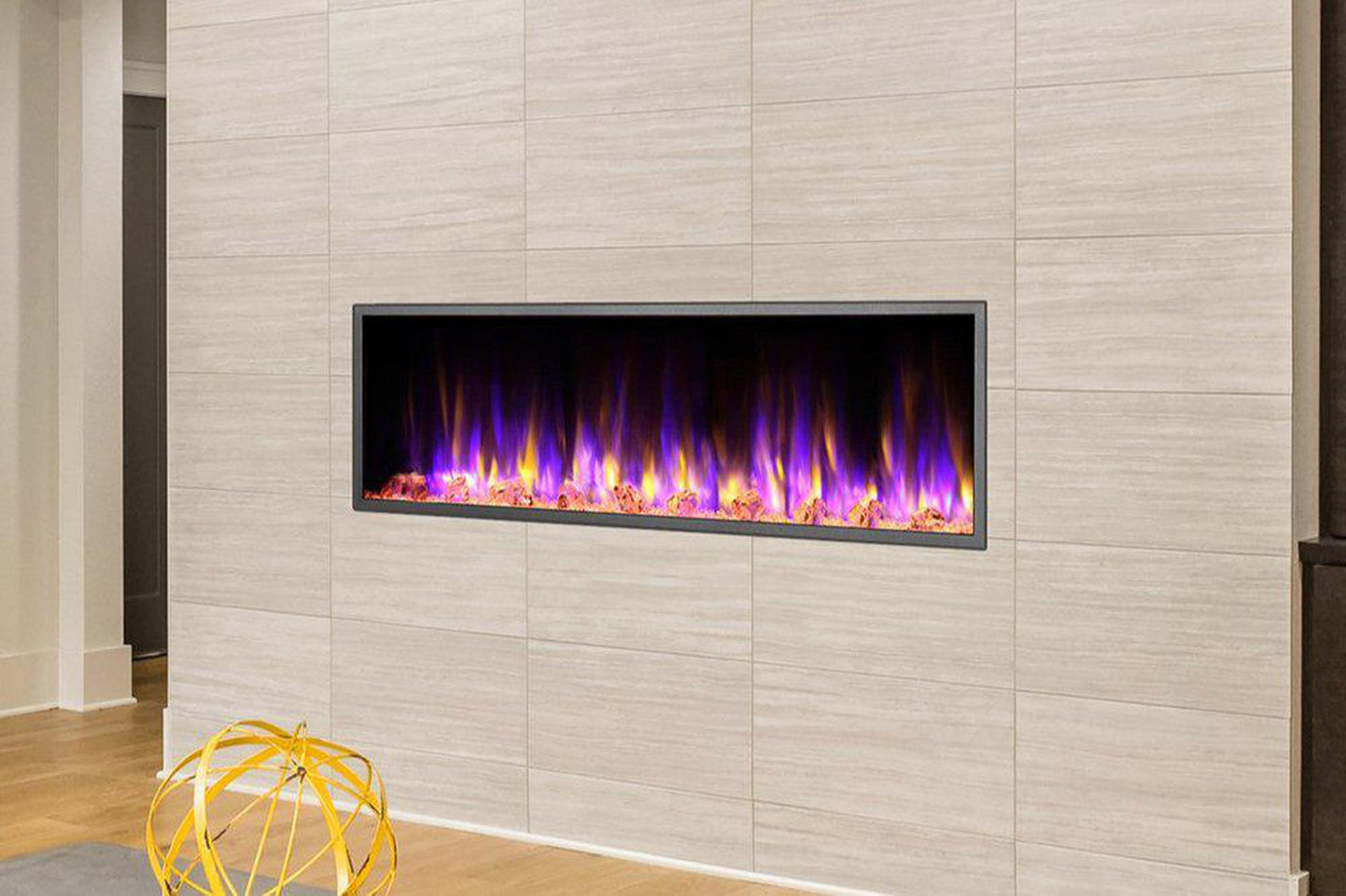 Dynasty Harmony 57" Built-in Linear Electric Fireplace