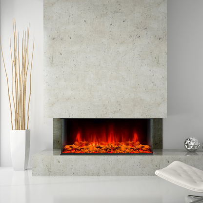 Dynasty Melody 40" Multi-Sided Smart Linear Electric Fireplace