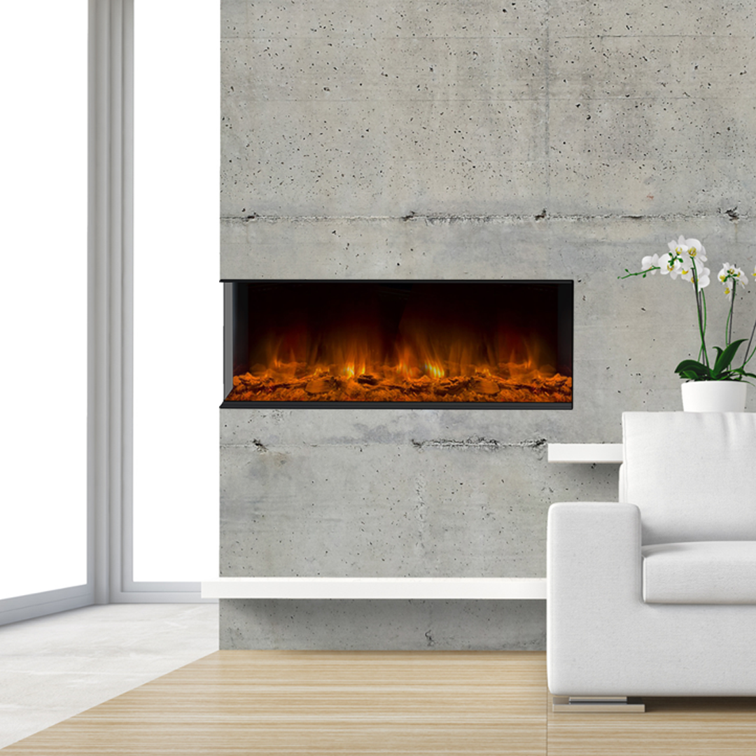 Dynasty Melody 40" Multi-Sided Smart Linear Electric Fireplace