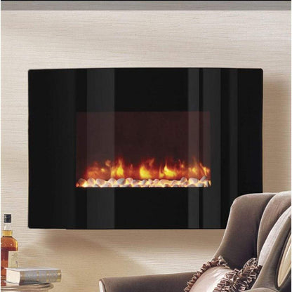 Dynasty Mezzo Curved 36" Wall Mount Electric Fireplace(EF67)