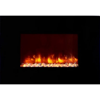 Dynasty Mezzo Curved 36" Wall Mount Electric Fireplace(EF67)