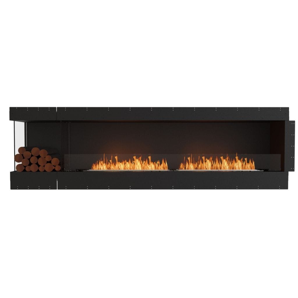 EcoSmart Fire 110" Flex 104LC/104RC Ethanol Fireplace Insert with Decorative Box by Mad Design Group